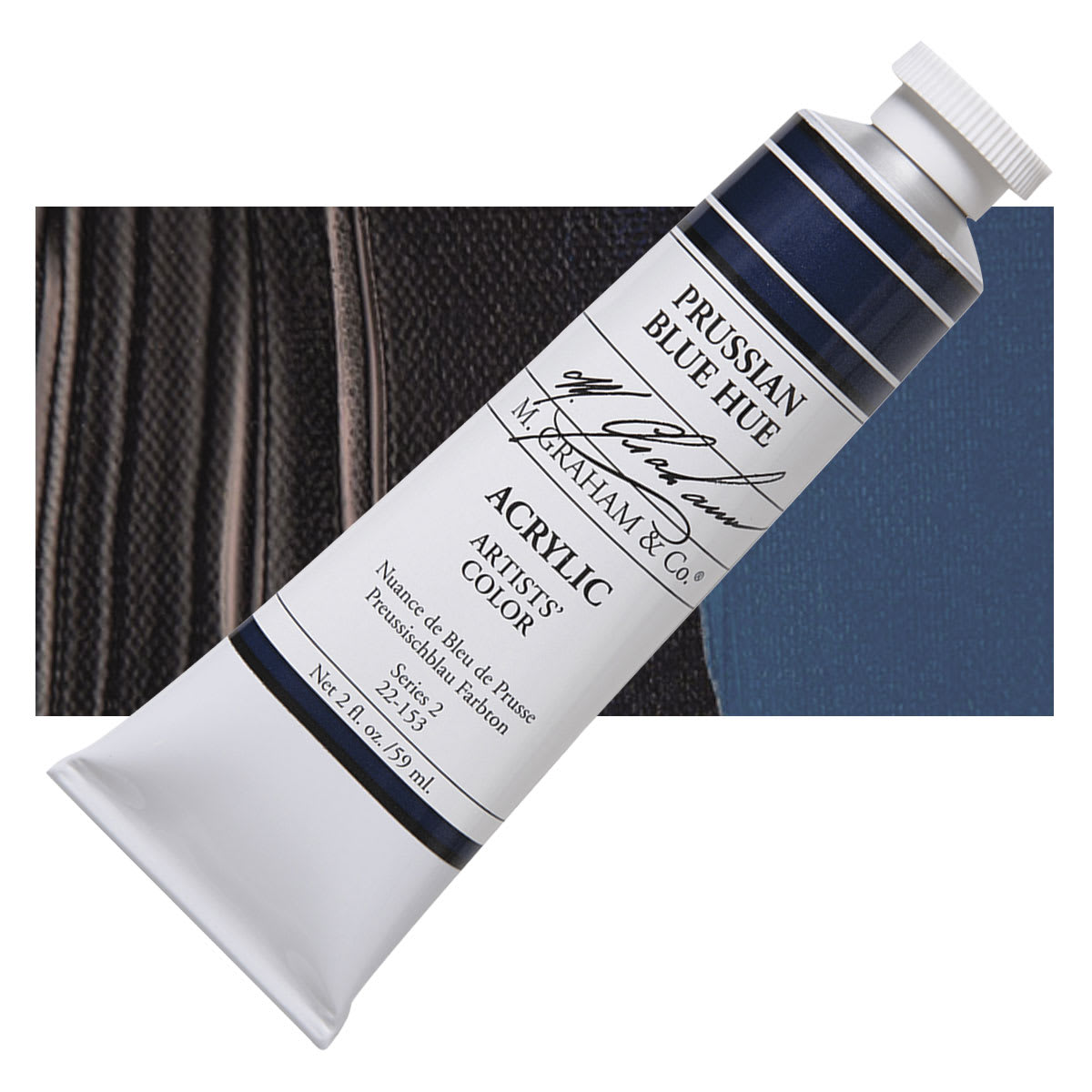 M. Graham Artists' Acrylics - Prussian Blue, 2 oz tube