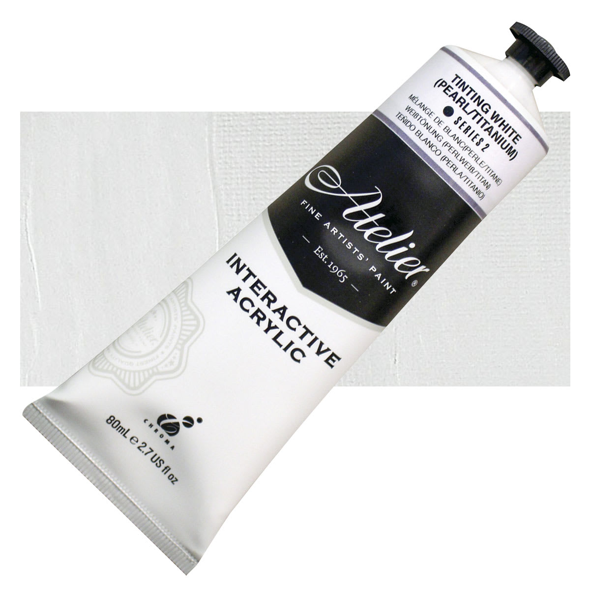 Chroma Atelier Interactive Artists' Acrylics - Tinting White, 80 ml tube