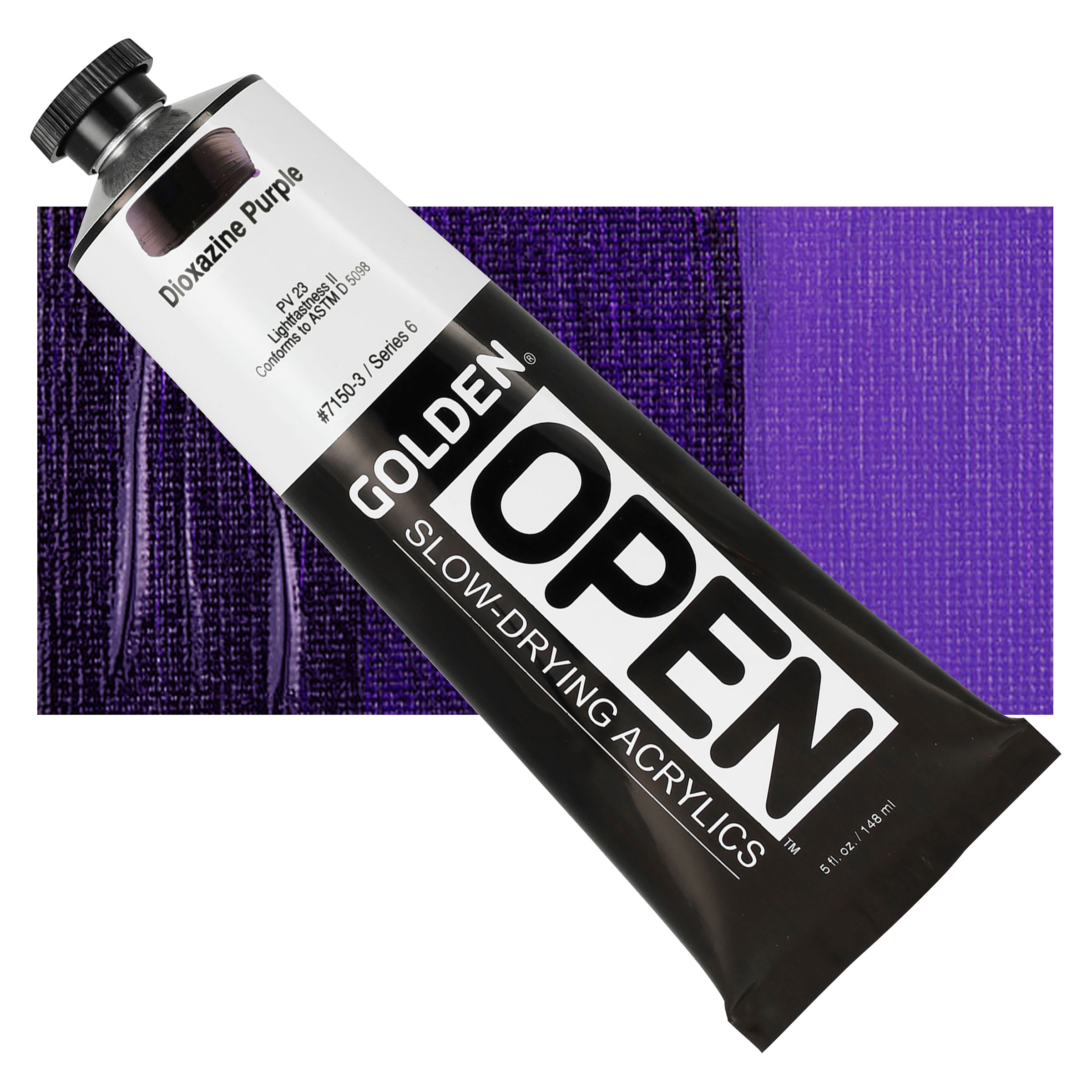 Golden Open Acrylic Colors Dioxazine Purple 5 Oz. Tube (7150-3)