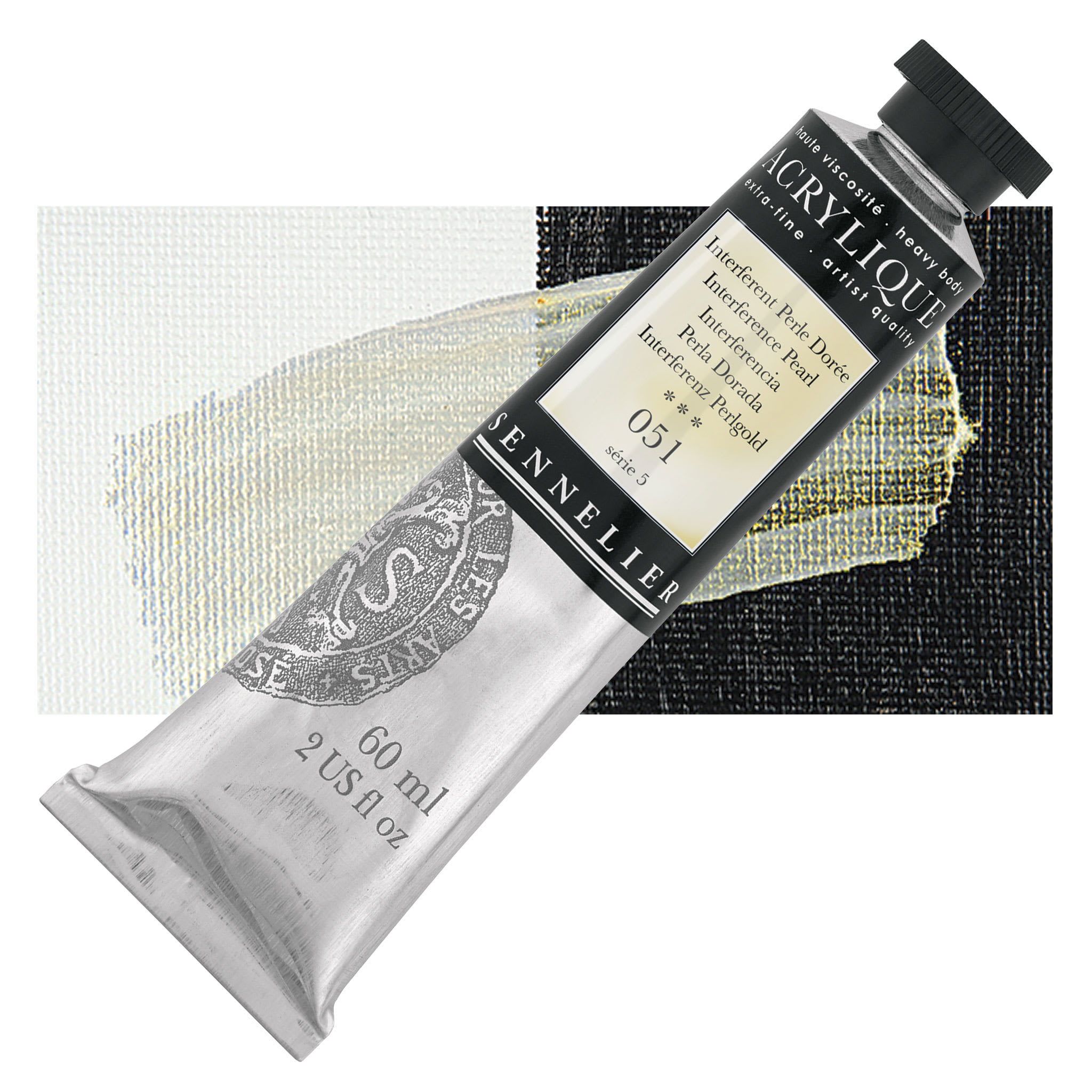Sennelier Extra-Fine Artist Acryliques - Interference Pearl, 60 ml tube