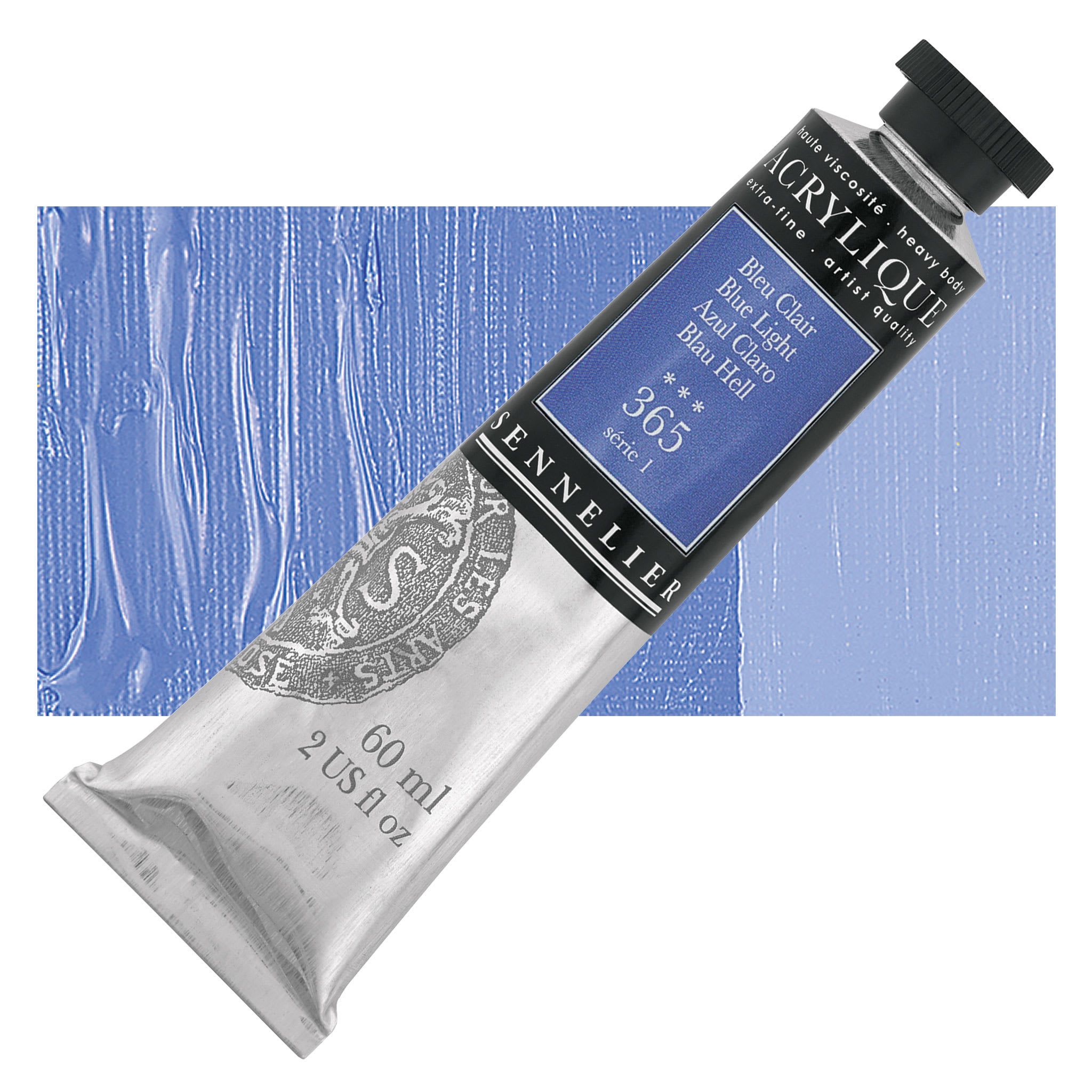 Sennelier Extra-Fine Artist Acryliques - Blue Light, 60 ml tube