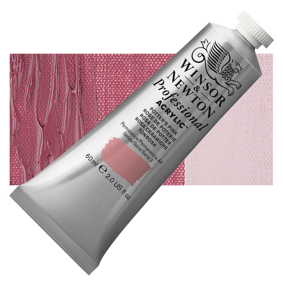 Winsor And Newton Professional Acrylic Colours Potter's Pink 60 Ml 537