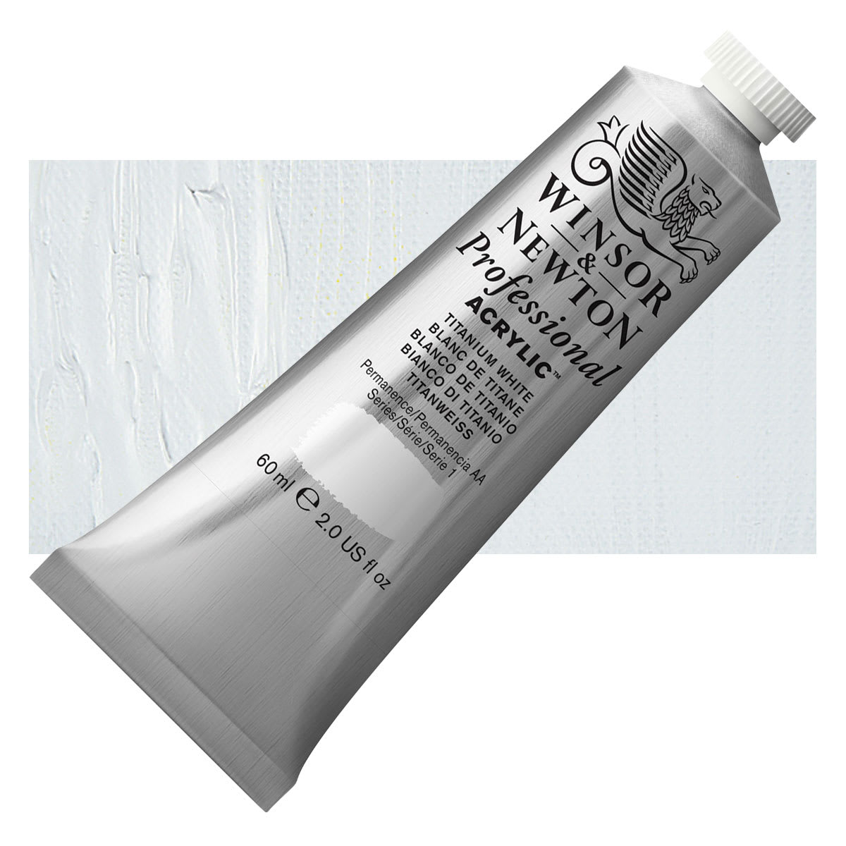Winsor & Newton Professional Acrylics - Titanium White, 60 ml tube
