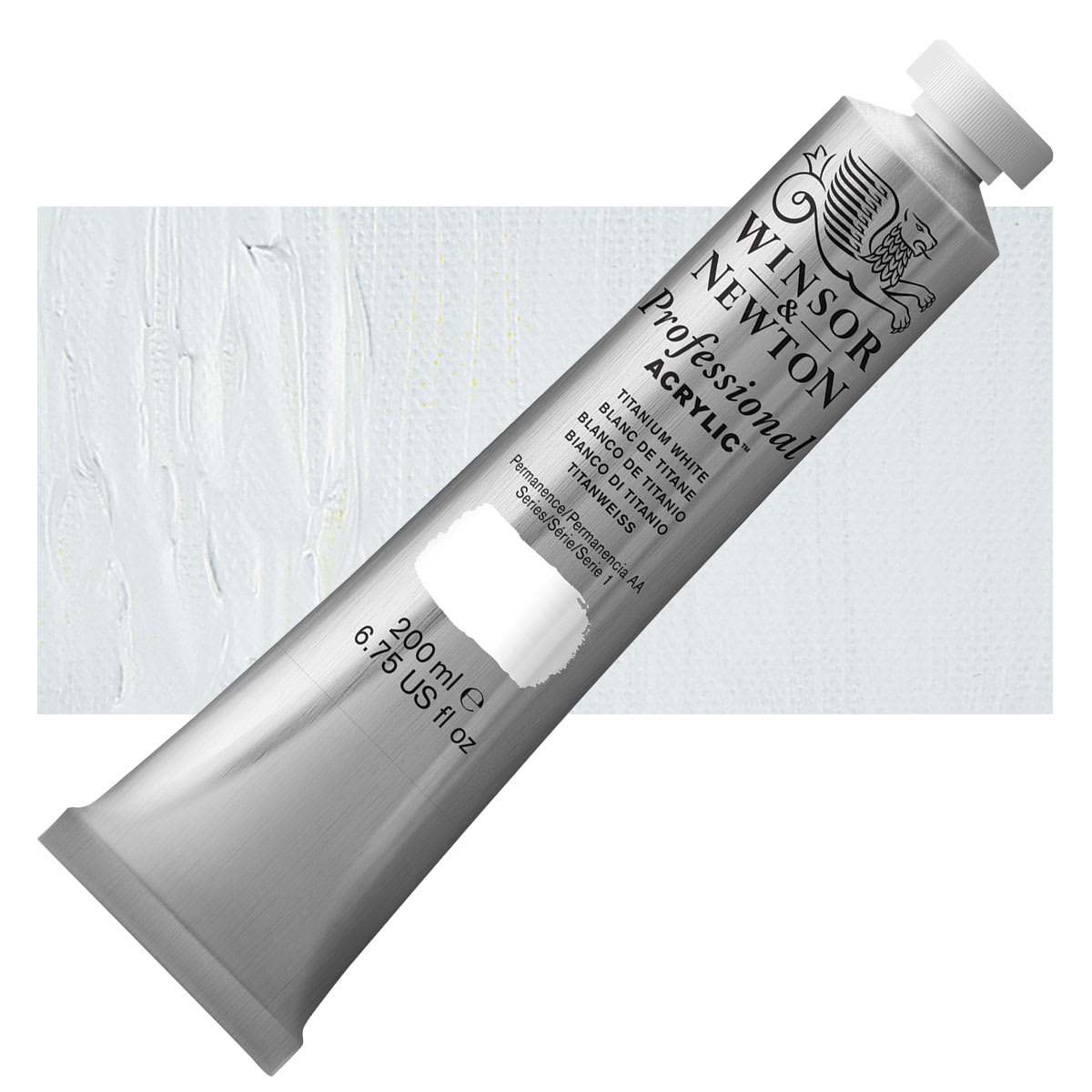 Winsor And Newton Professional Acrylic Colours Titanium White 200 Ml 644