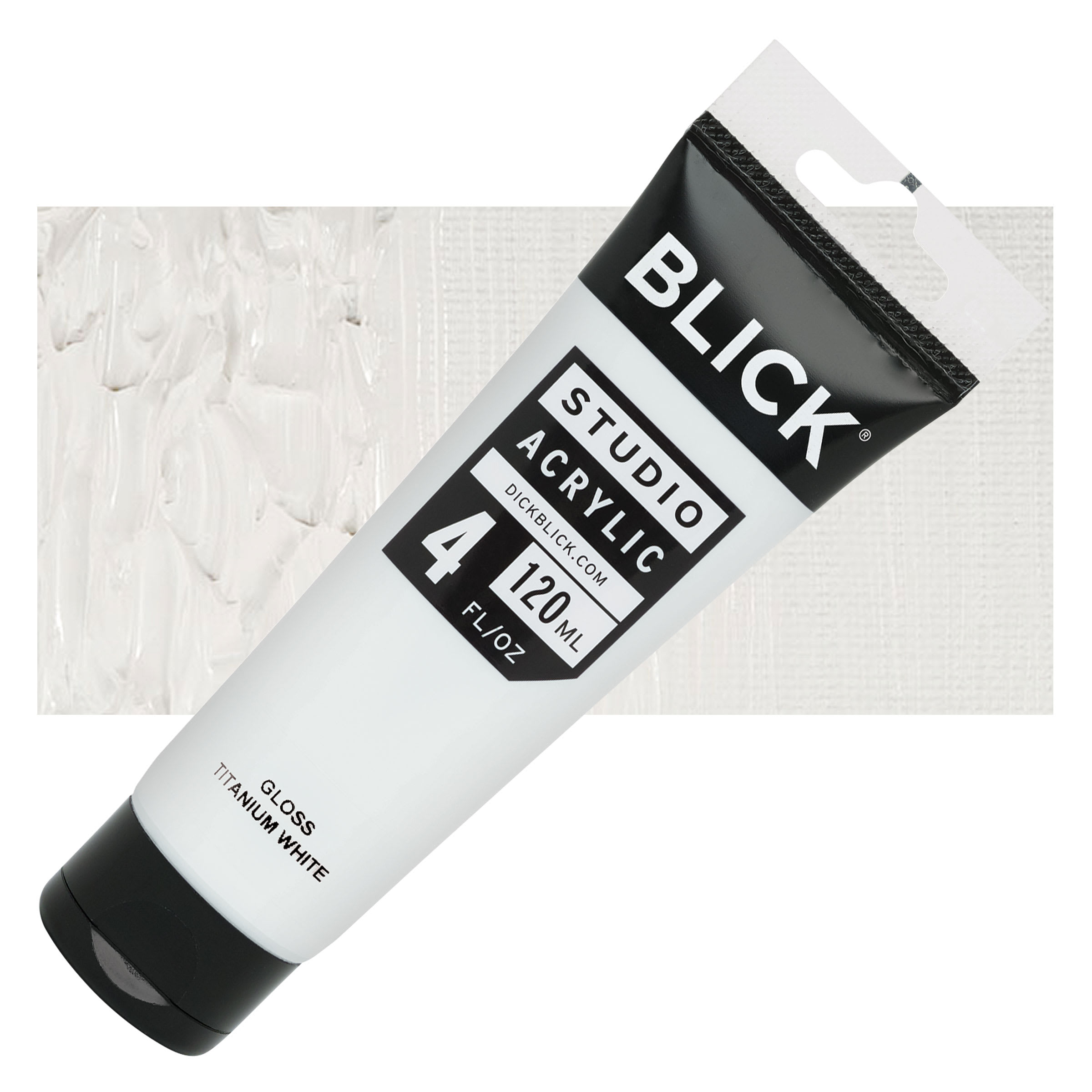 Blick Studio Acrylics - Titanium White Gloss, 4 oz tube