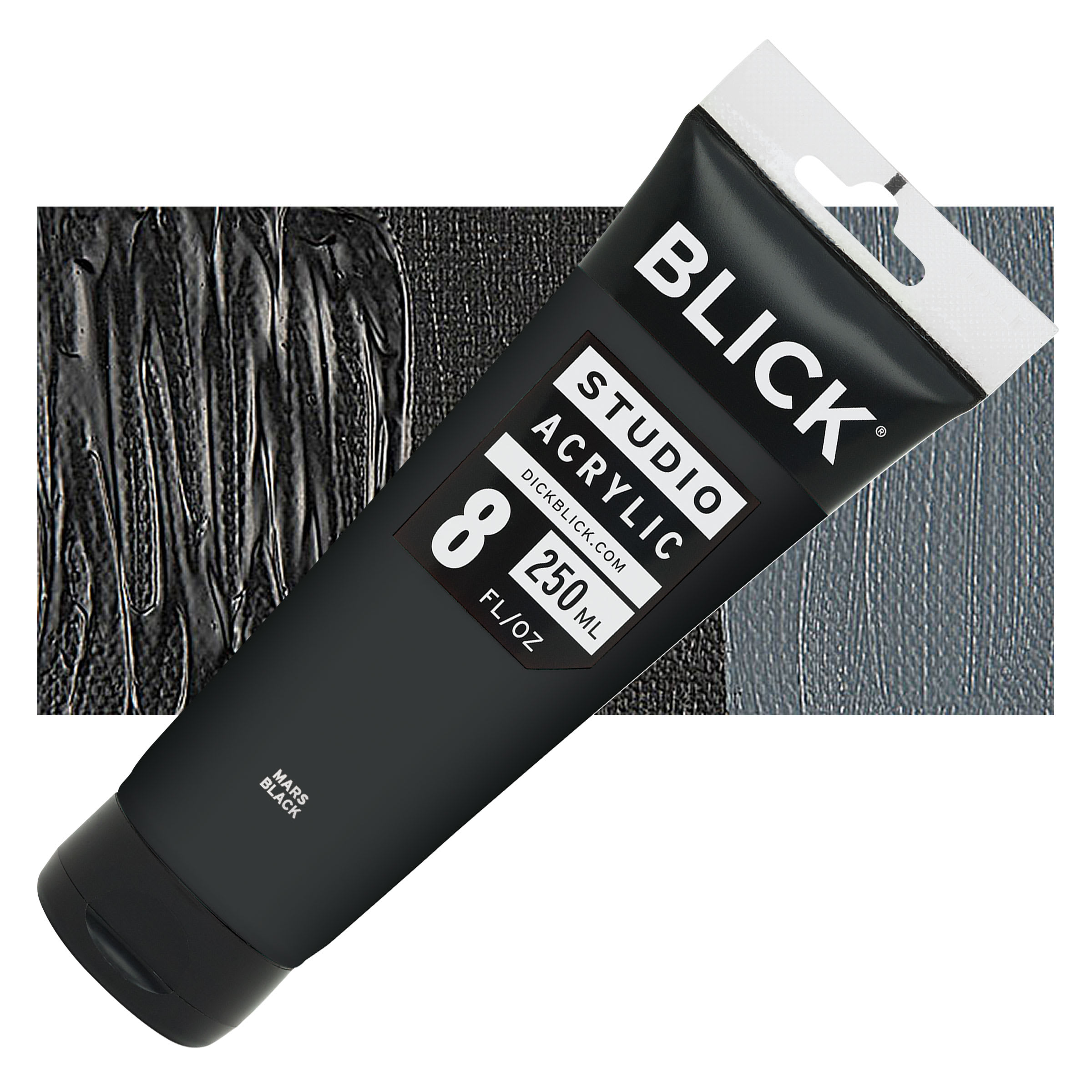 Blick Studio Acrylics - Mars Black, 8 oz tube