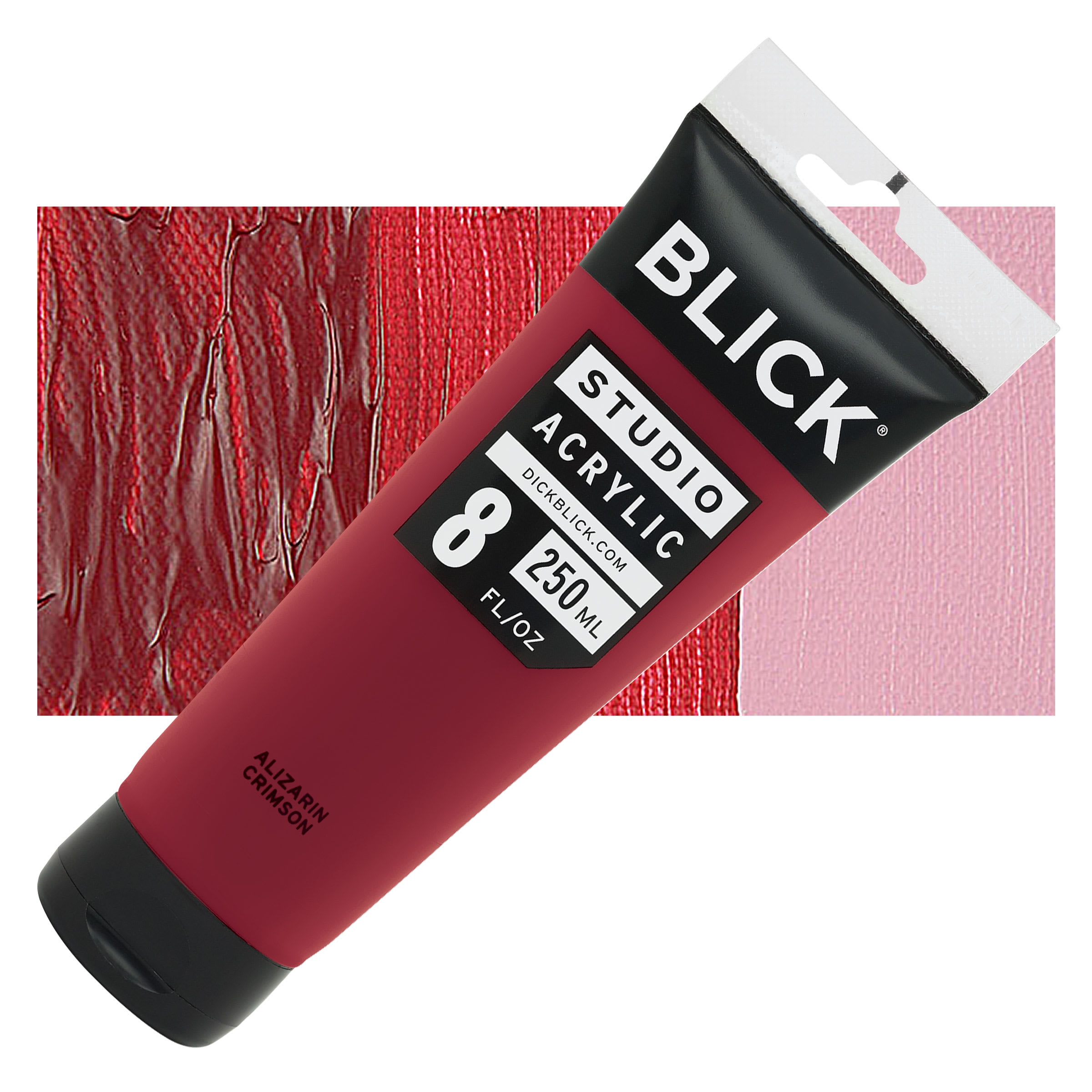Blick Studio Acrylics - Alizarin Crimson, 8 oz tube