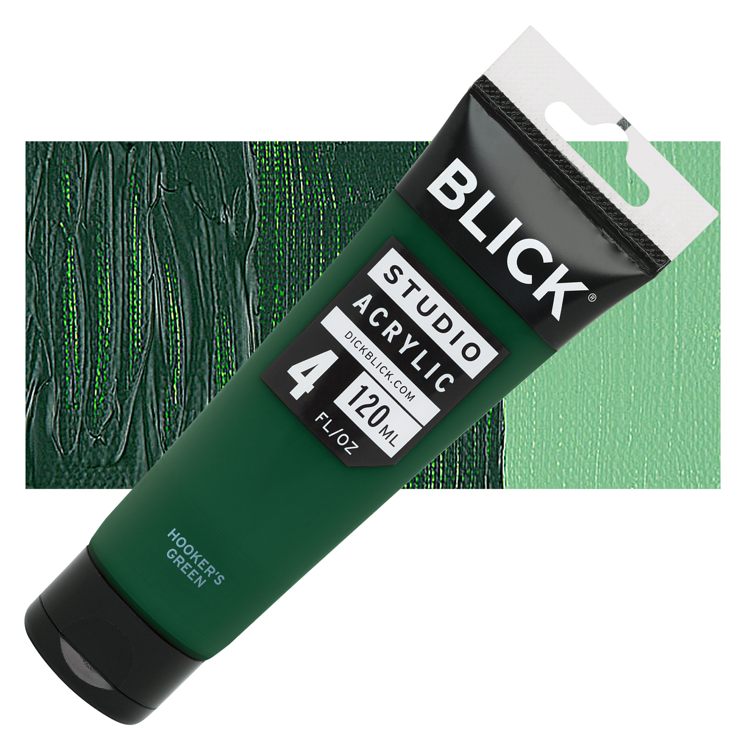 Blick Studio Acrylics - Hooker's Green, 4 oz tube