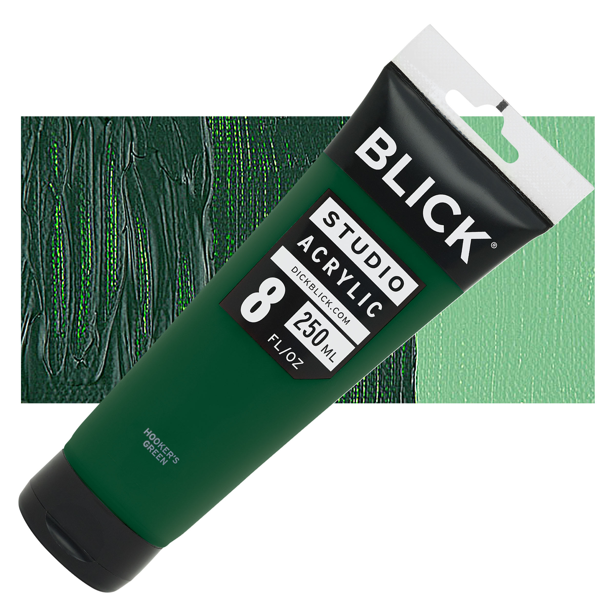 Blick Studio Acrylics - Hooker's Green, 8 oz tube