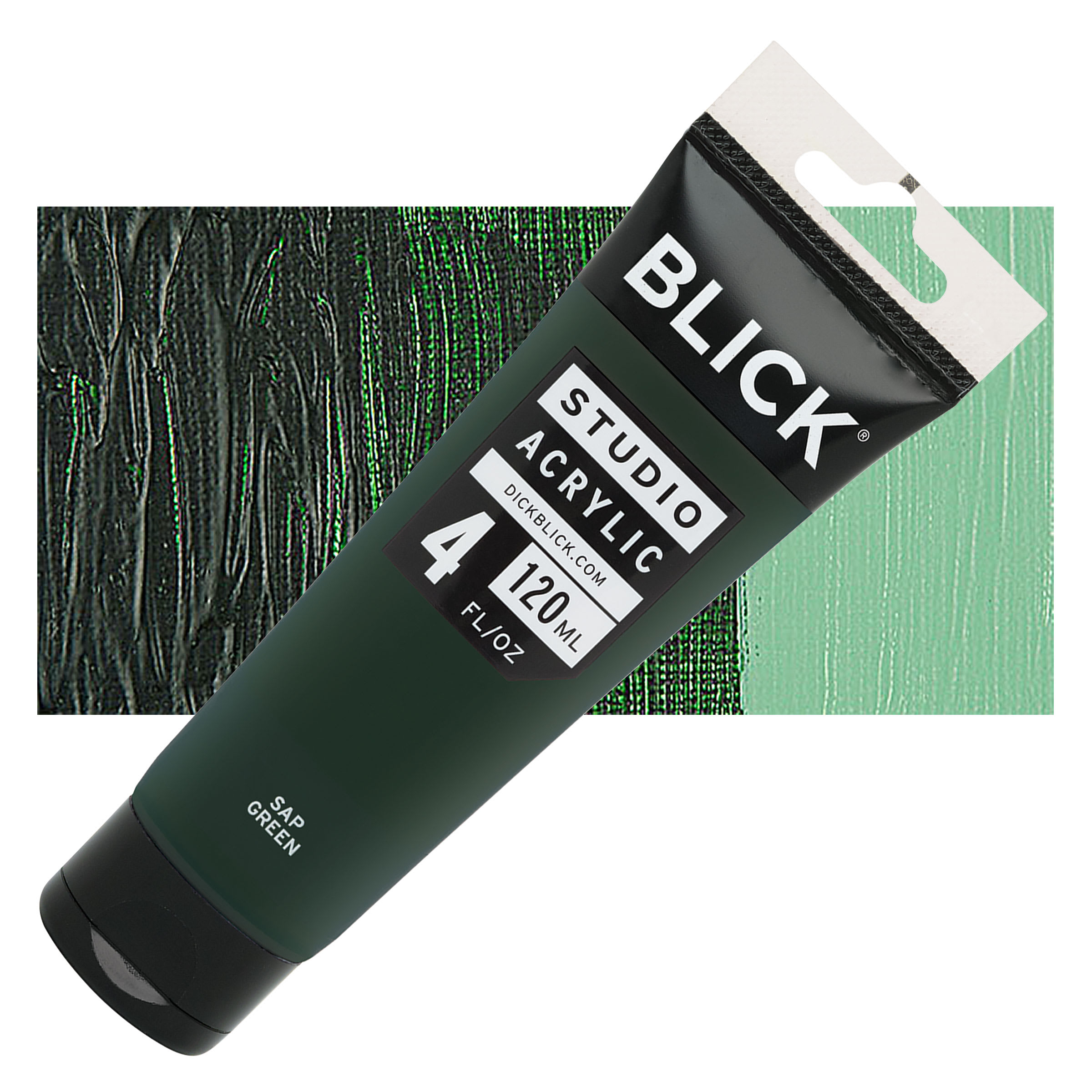 Blick Studio Acrylics - Sap Green, 4 oz tube