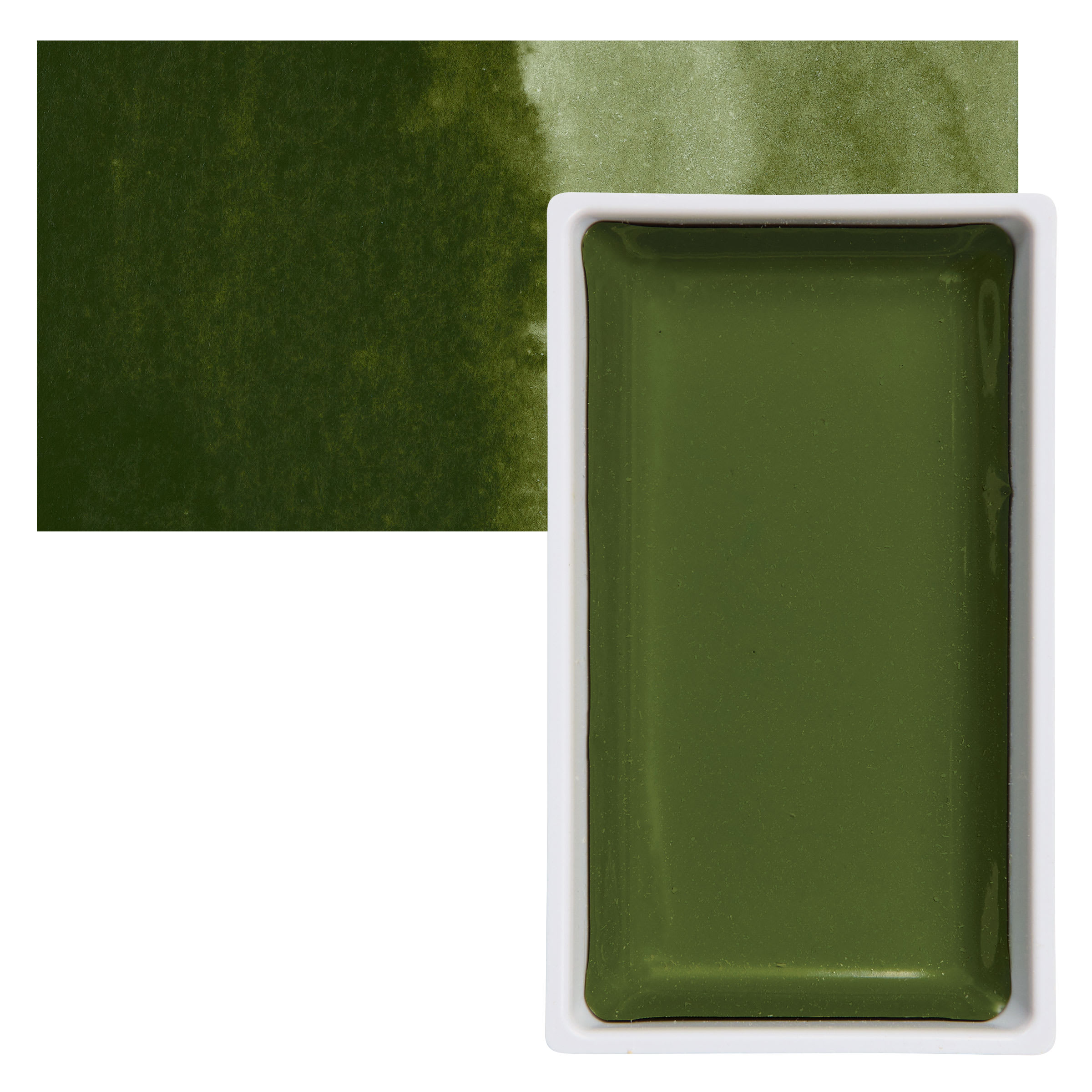 Kuretake Gansai Tambi Watercolor Pan - Olive Green