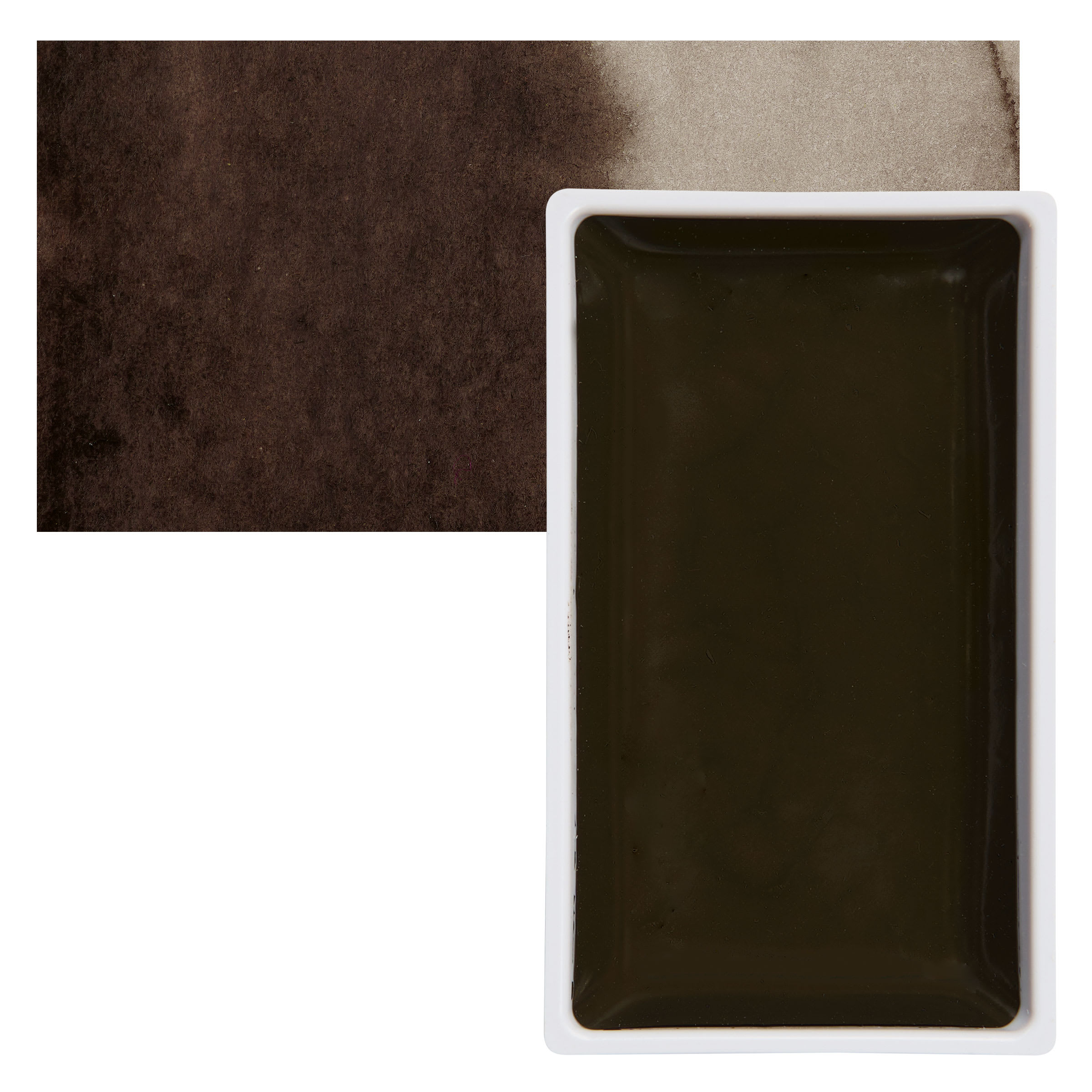 Kuretake Gansai Tambi Watercolor Pan - Raw Umber Deep