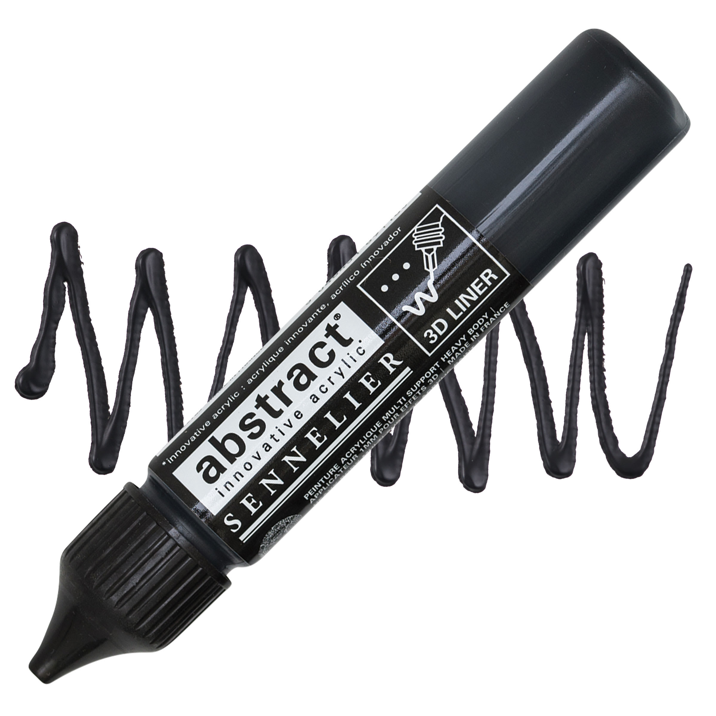 Sennelier Abstract 3D Liner - Mars Black, 27 ml
