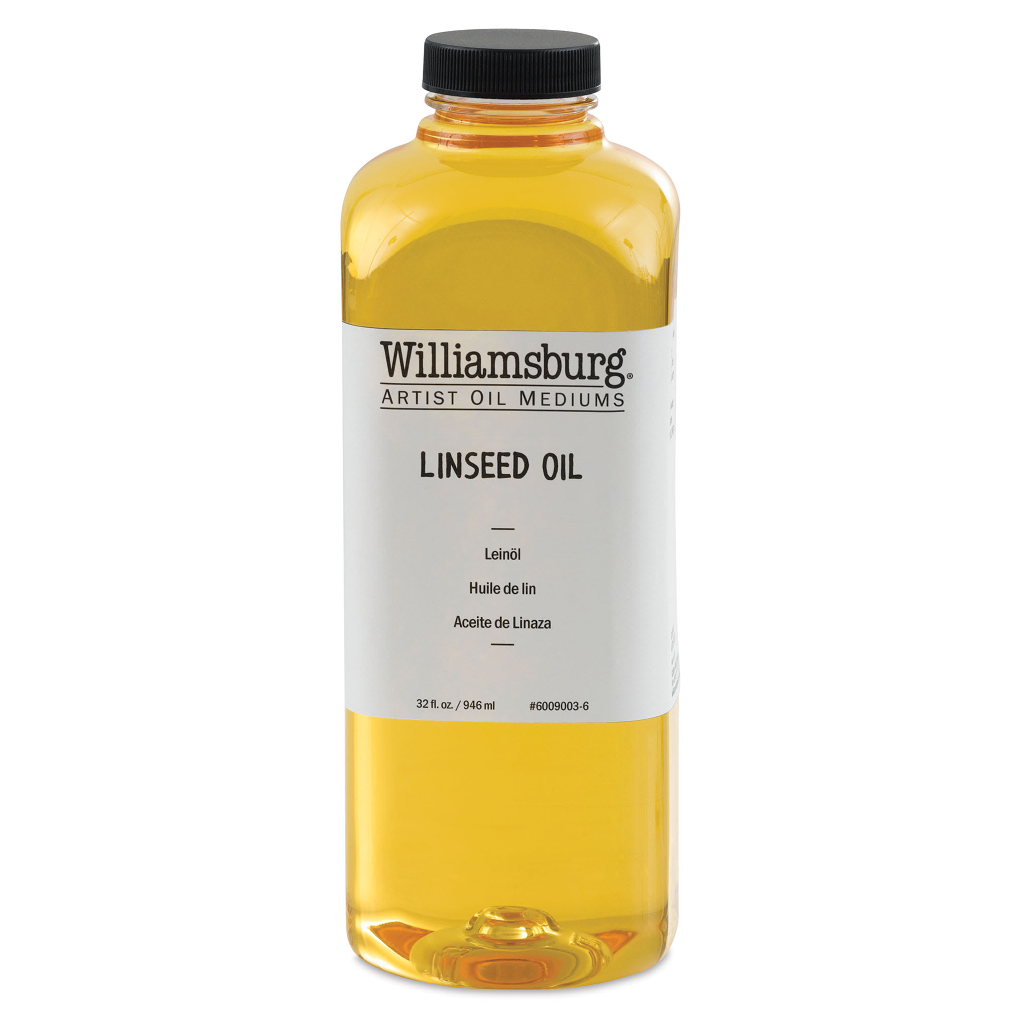 Williamsburg Artist Linseed Oil - 32 oz bottle