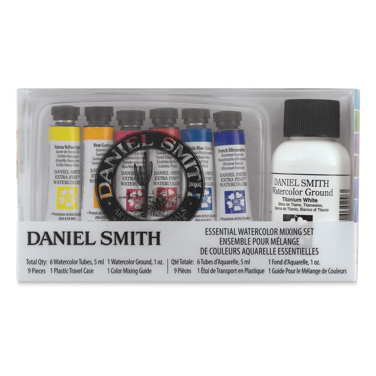 Daniel Smith Extra Fine Watercolor - Set of 7, Essential Watercolor Mixing Set, 5 ml Tubes
