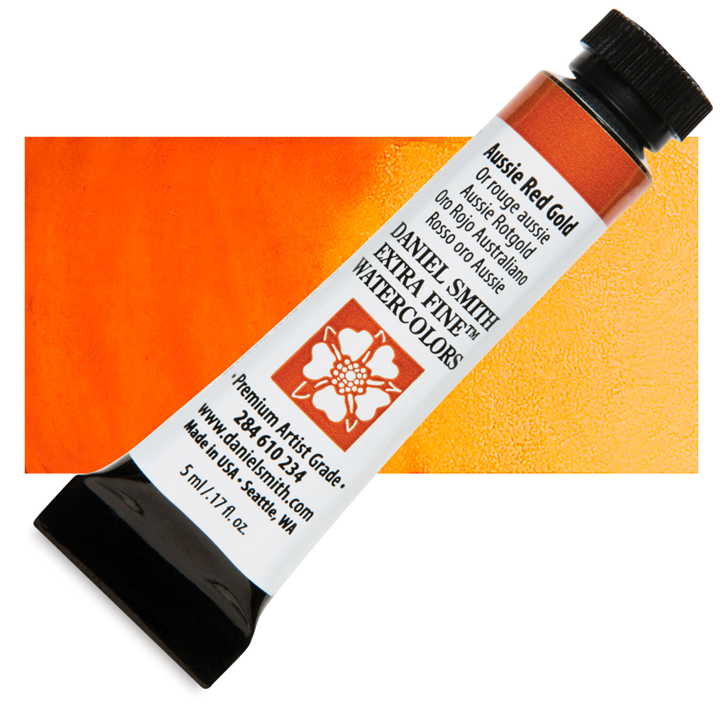 Daniel Smith Extra Fine Watercolor - Aussie Red-Gold, 5 ml, Tube