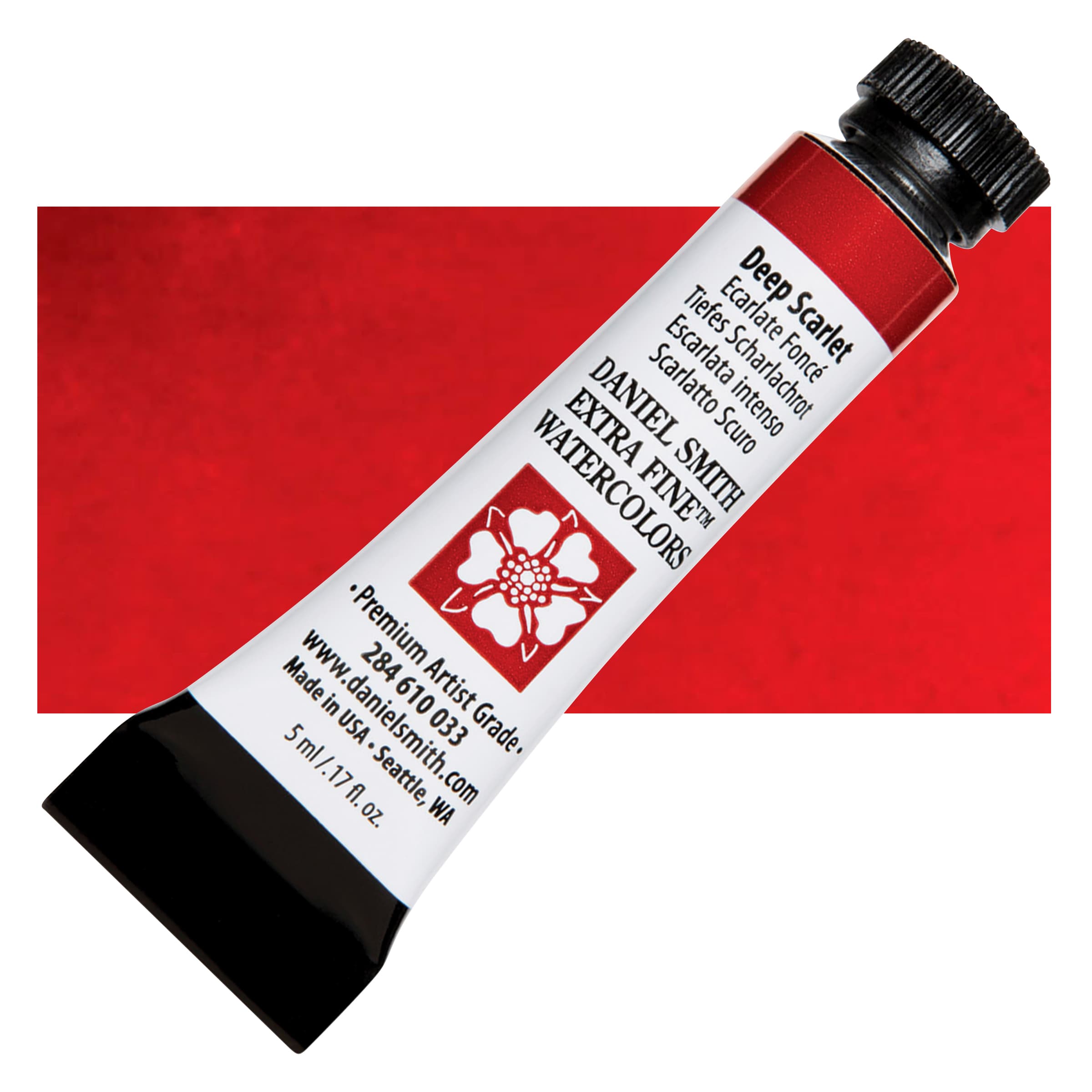 Daniel Smith Extra Fine Watercolor - Deep Scarlet, 5 ml, Tube