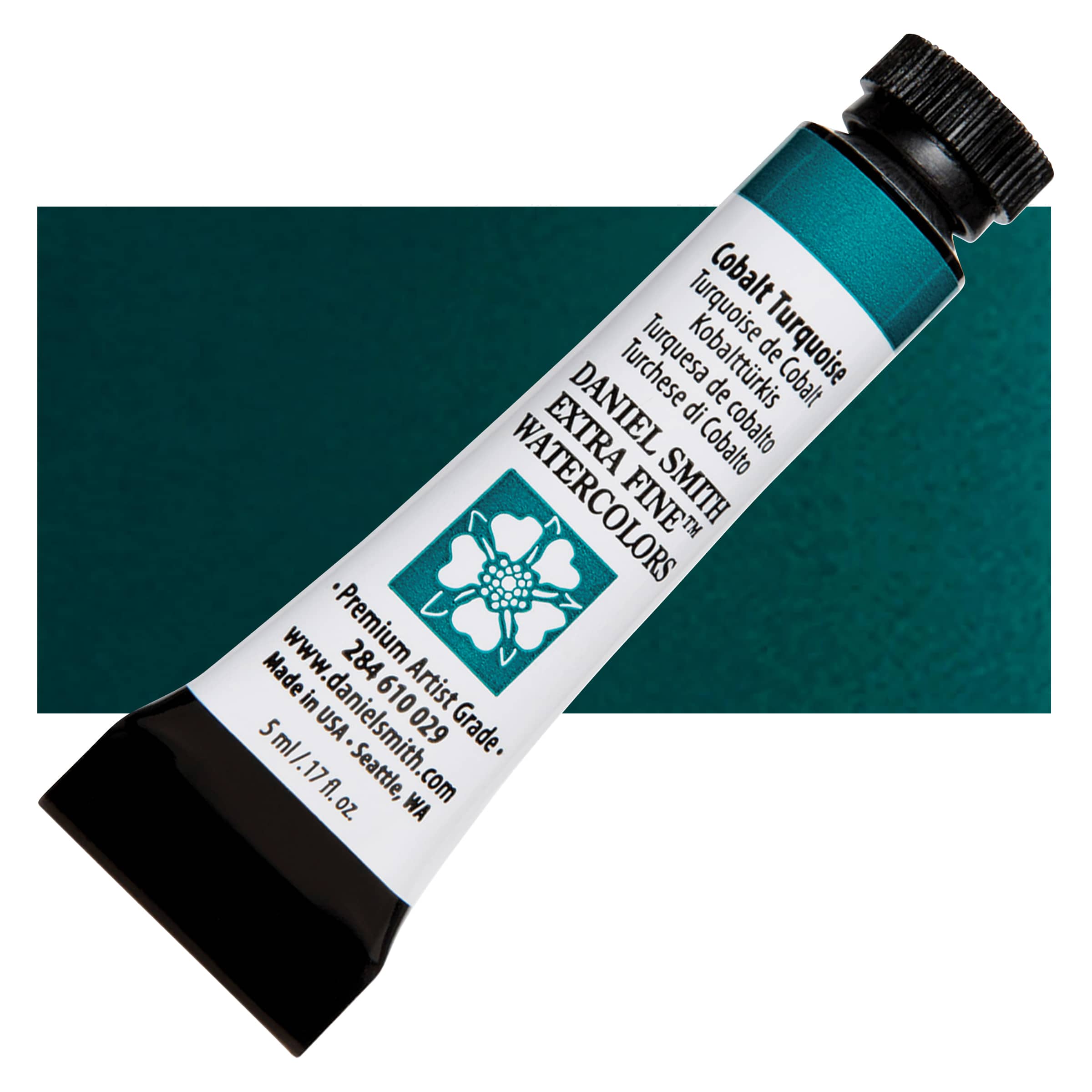 Daniel Smith Extra Fine Watercolor - Cobalt Turquoise, 5 ml, Tube