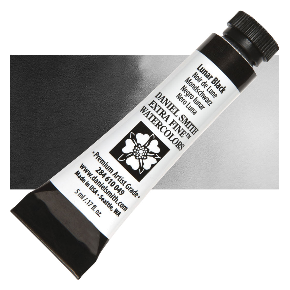 Daniel Smith Extra Fine™ Watercolor, 5 ml Paint in Lunar Black