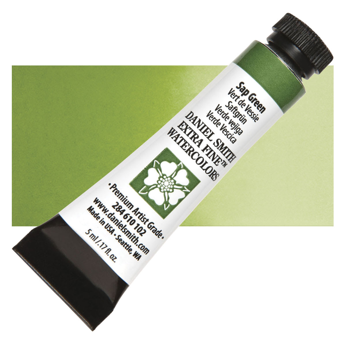 Daniel Smith Extra Fine™ Watercolor, 5 ml Paint in Sap Green