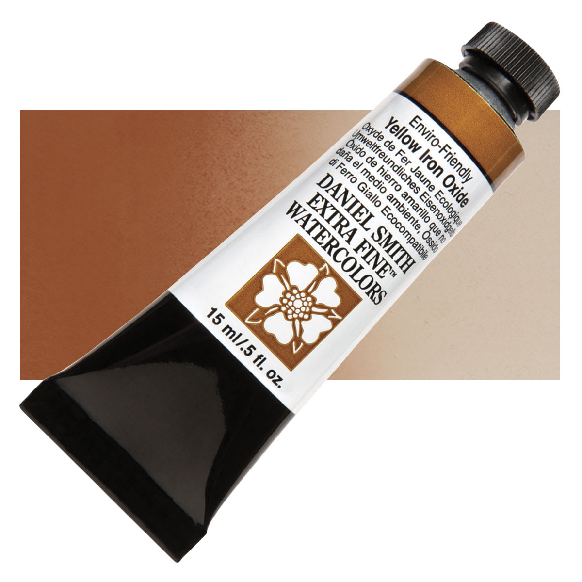 Daniel Smith Extra Fine Watercolor - Yellow Iron Oxide, 15 ml Tube