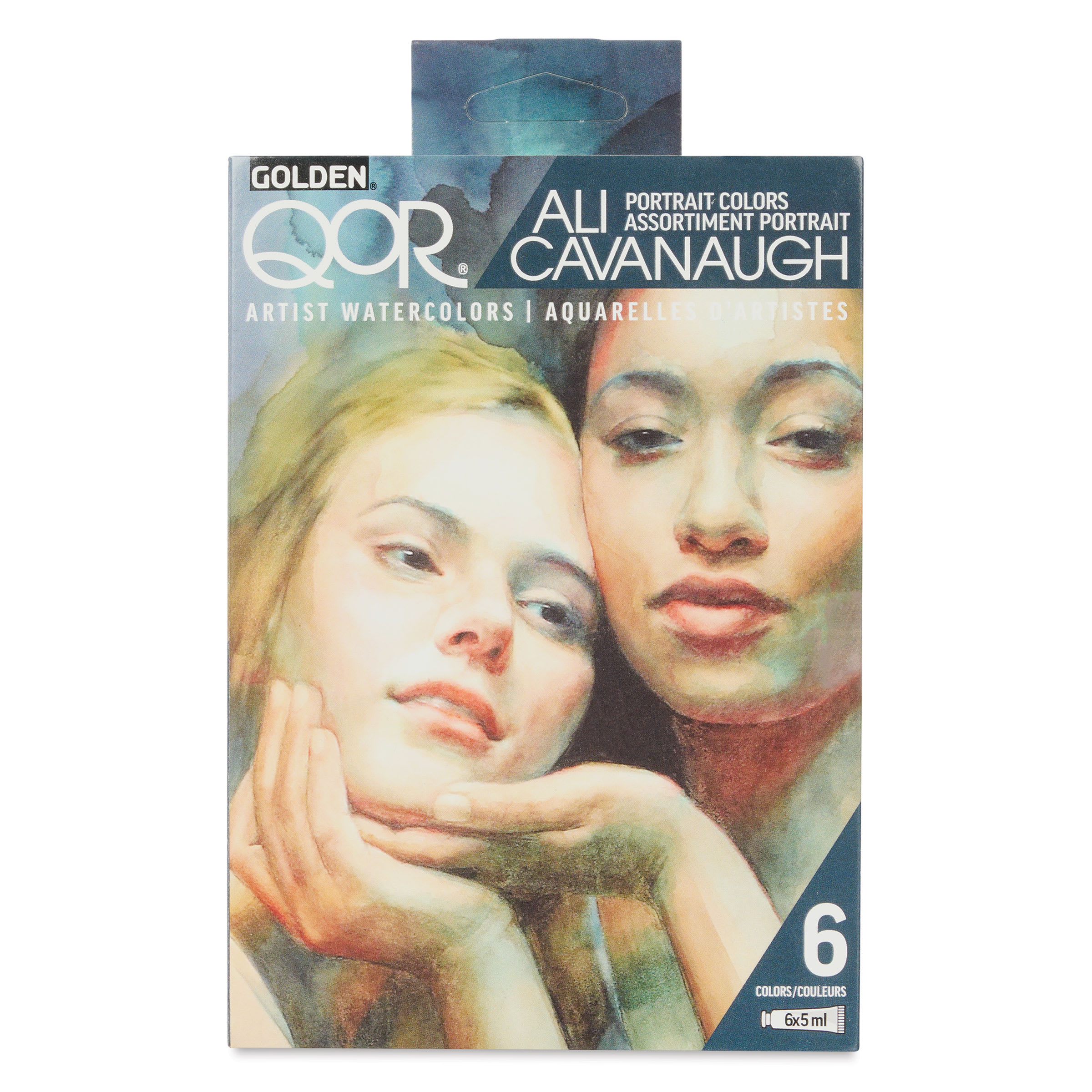 QoR Modern Watercolors - Set of 6, Ali Cavanaugh Portrait Colors, 5 ml Tubes