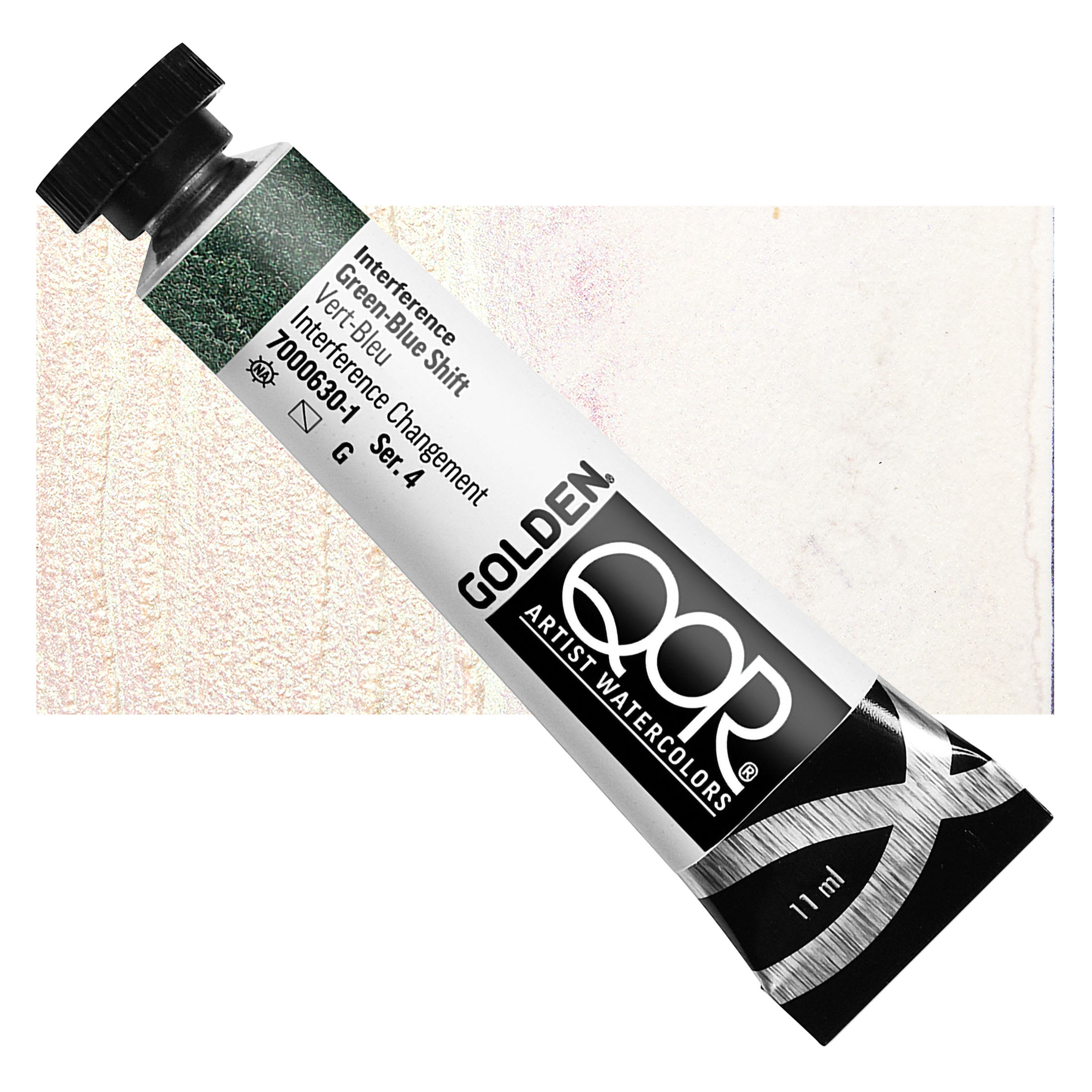 QoR Modern Watercolor - Interference Green-Blue Shift, 11 ml tube