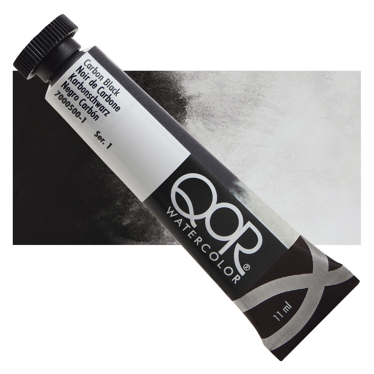 QoR Modern Watercolors - Carbon Black, 11 ml tube