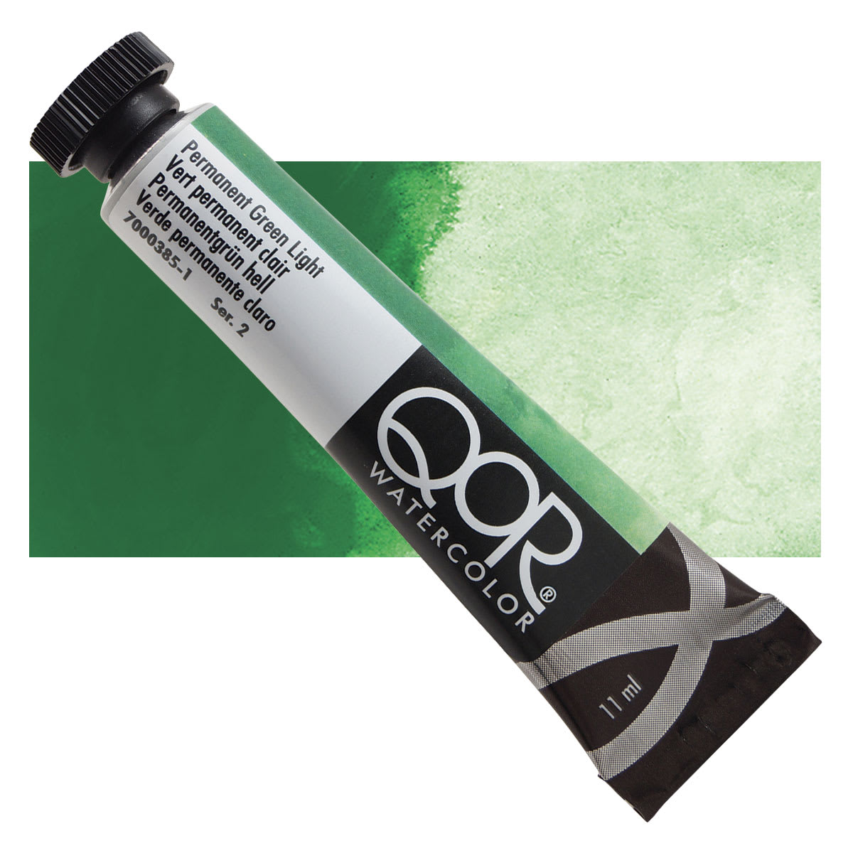 QoR Modern Watercolors - Permanent Green Light, 11 ml tube