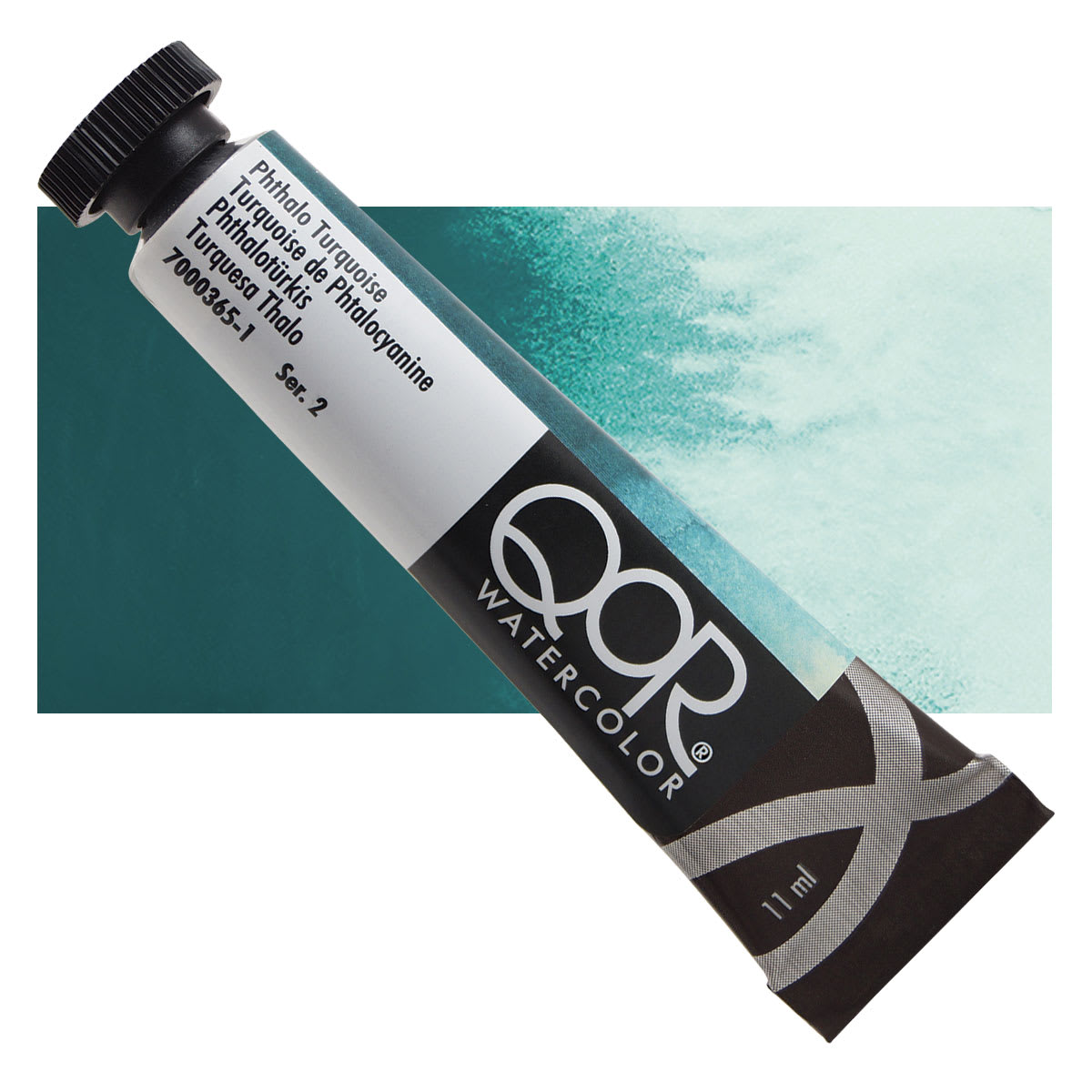 QoR Modern Watercolors - Phthalo Turquoise, 11 ml tube