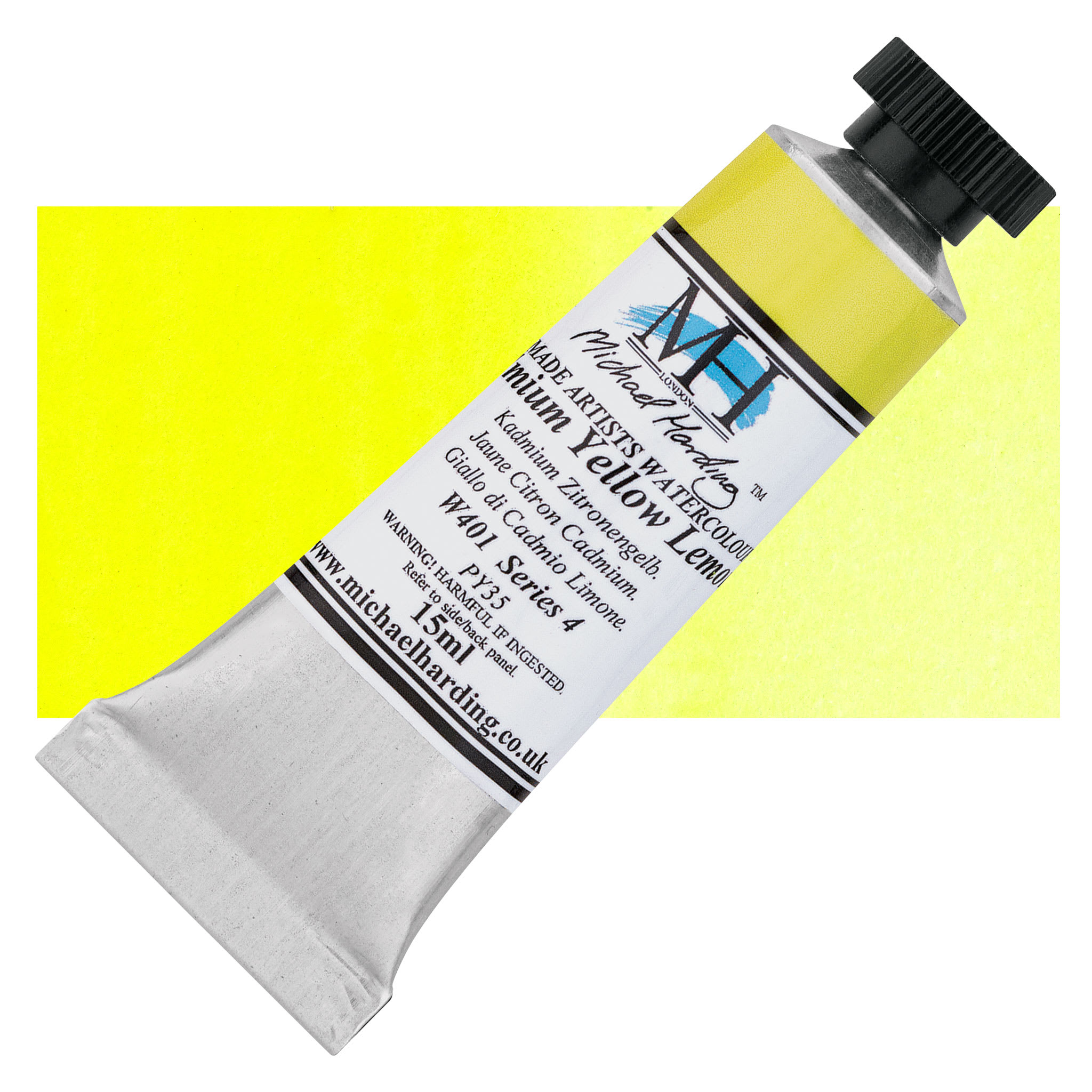 Michael Harding Artists Watercolor - Cadmium Yellow Lemon, 15 ml