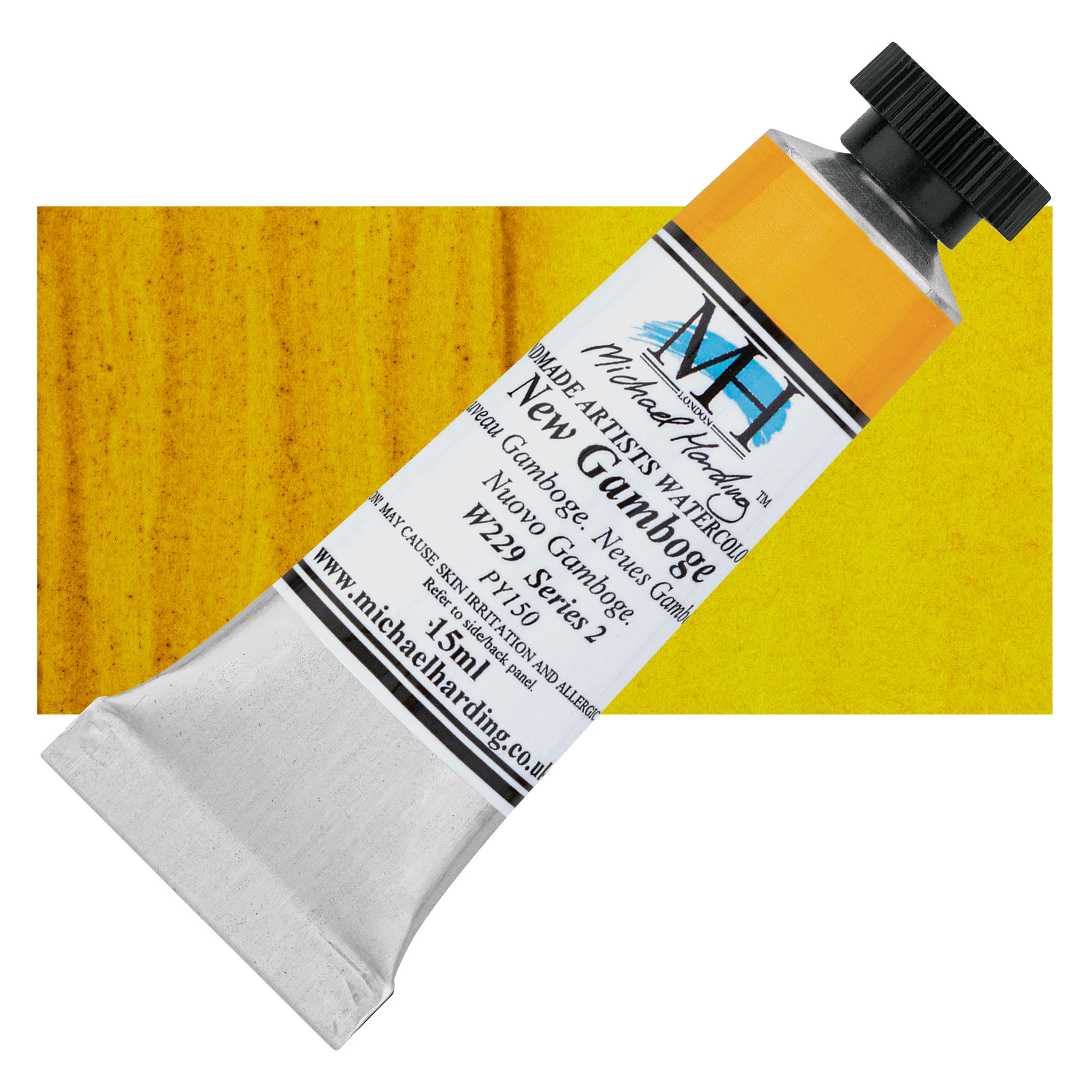 Michael Harding Artists Watercolor - New Gamboge, 15 ml