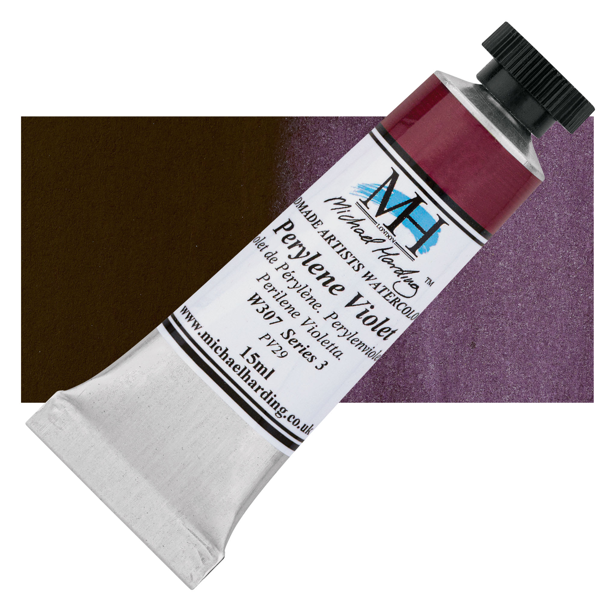Michael Harding Artists Watercolor - Perylene Violet, 15 ml