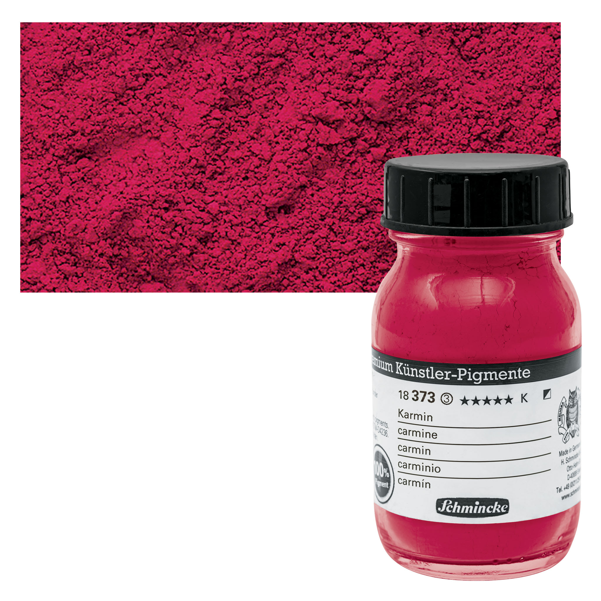 Schmincke Pigment - Carmine, 100 ml Jar