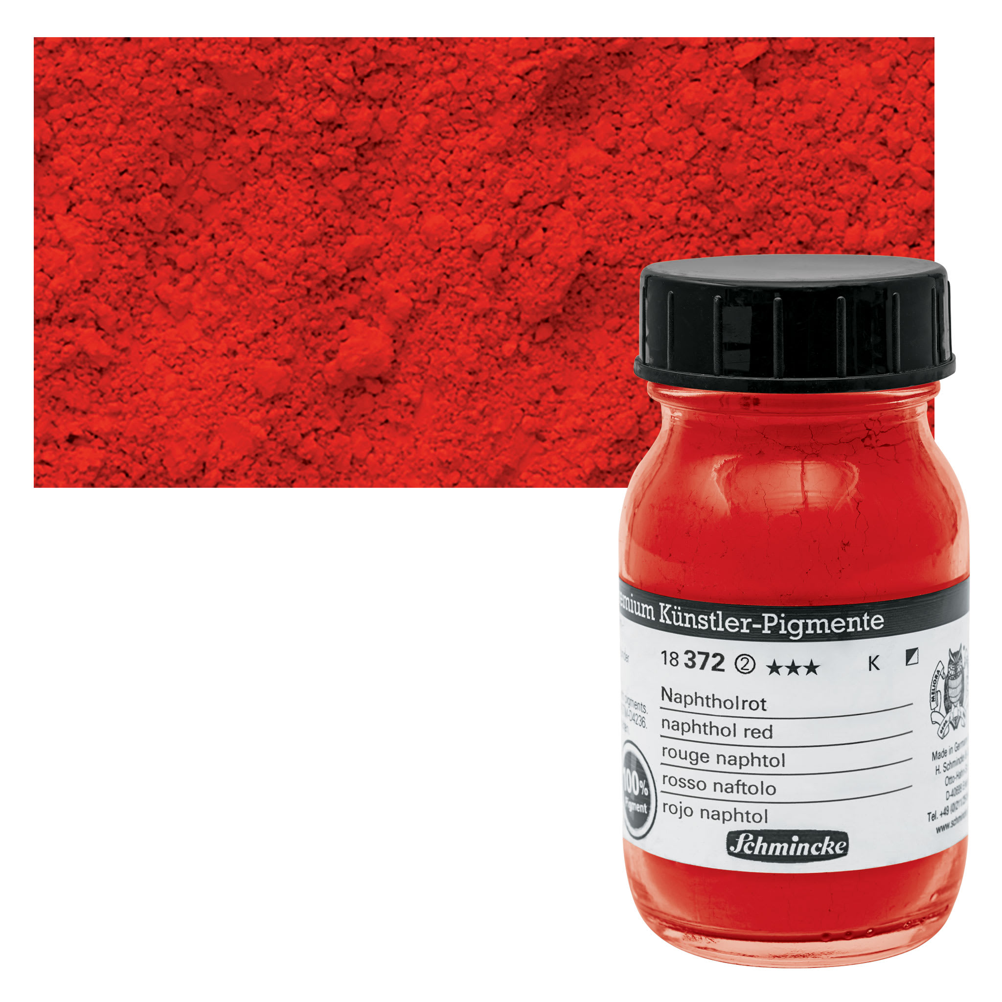 Schmincke Pigment - Naphthol Red, 100 ml Jar