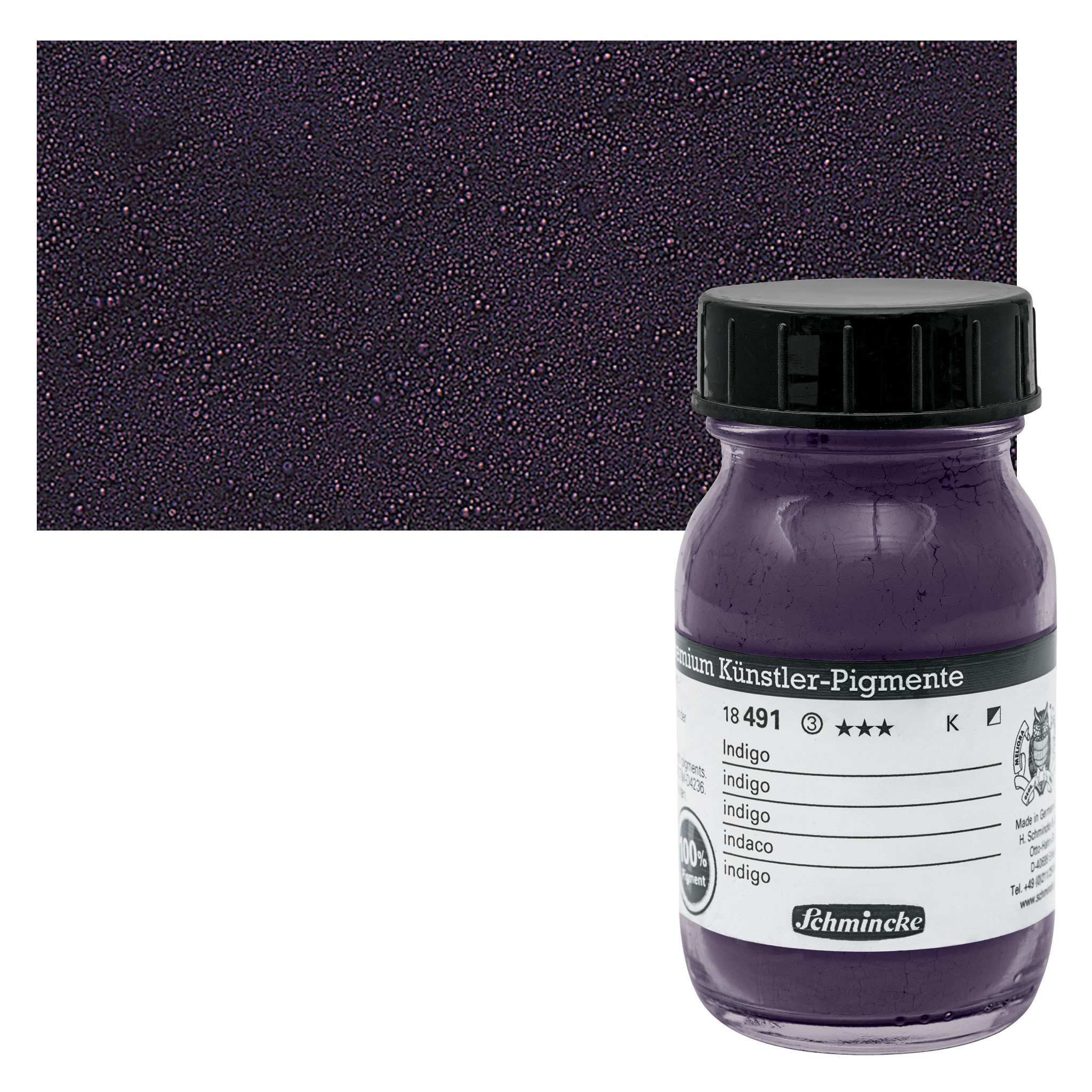 Schmincke Pigment - Indigo, 100 ml jar