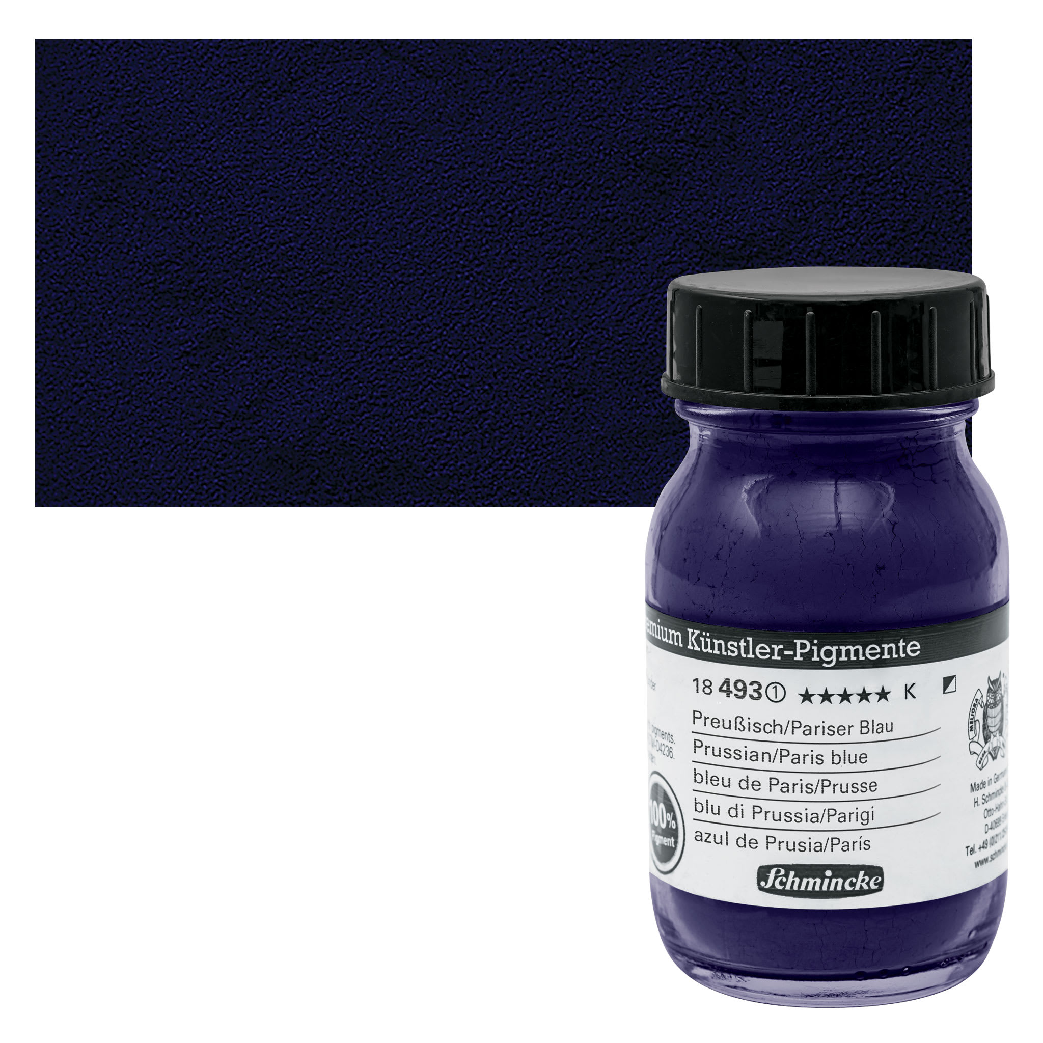 Schmincke Pigment - Prussian/Paris Blue, 100 ml Jar