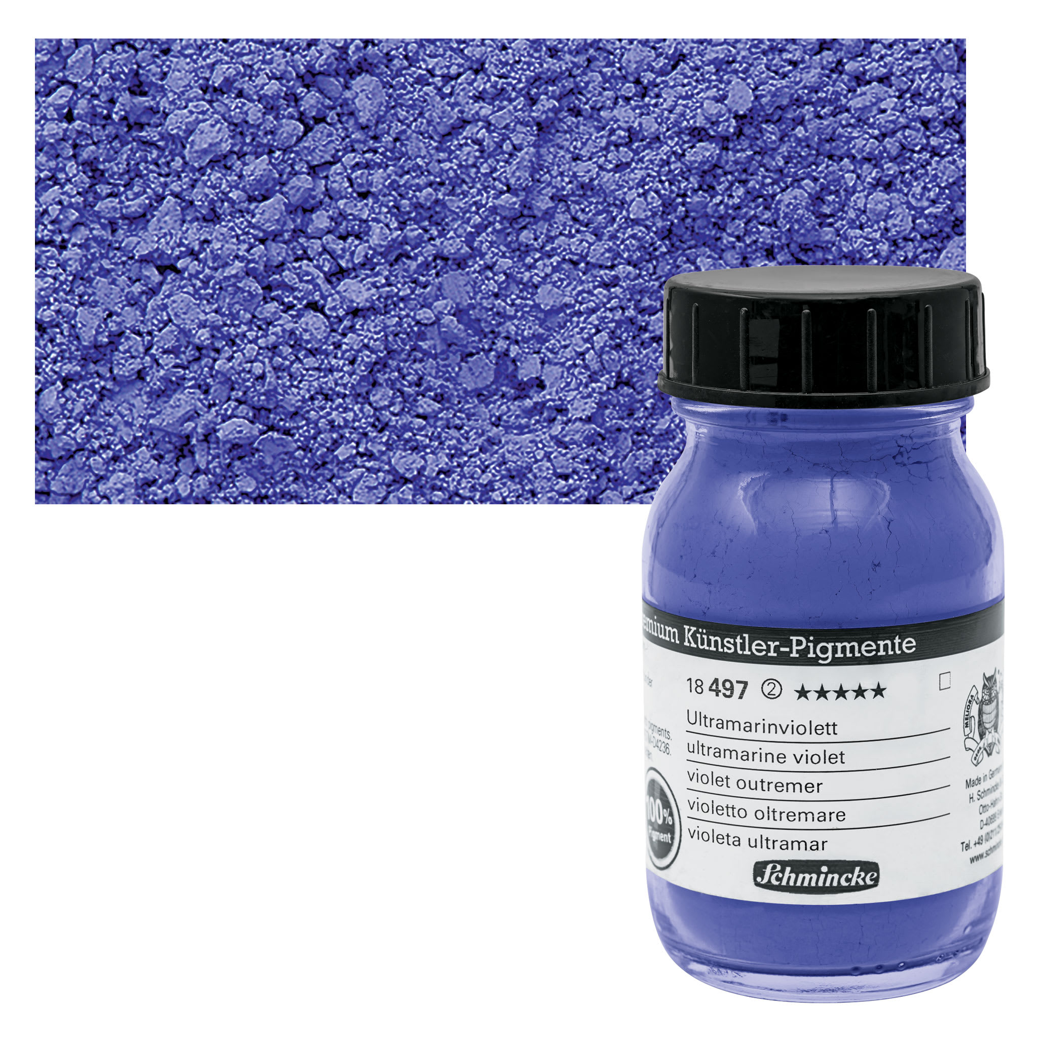 Schmincke Pigment - Ultramarine Violet, 100 ml Jar