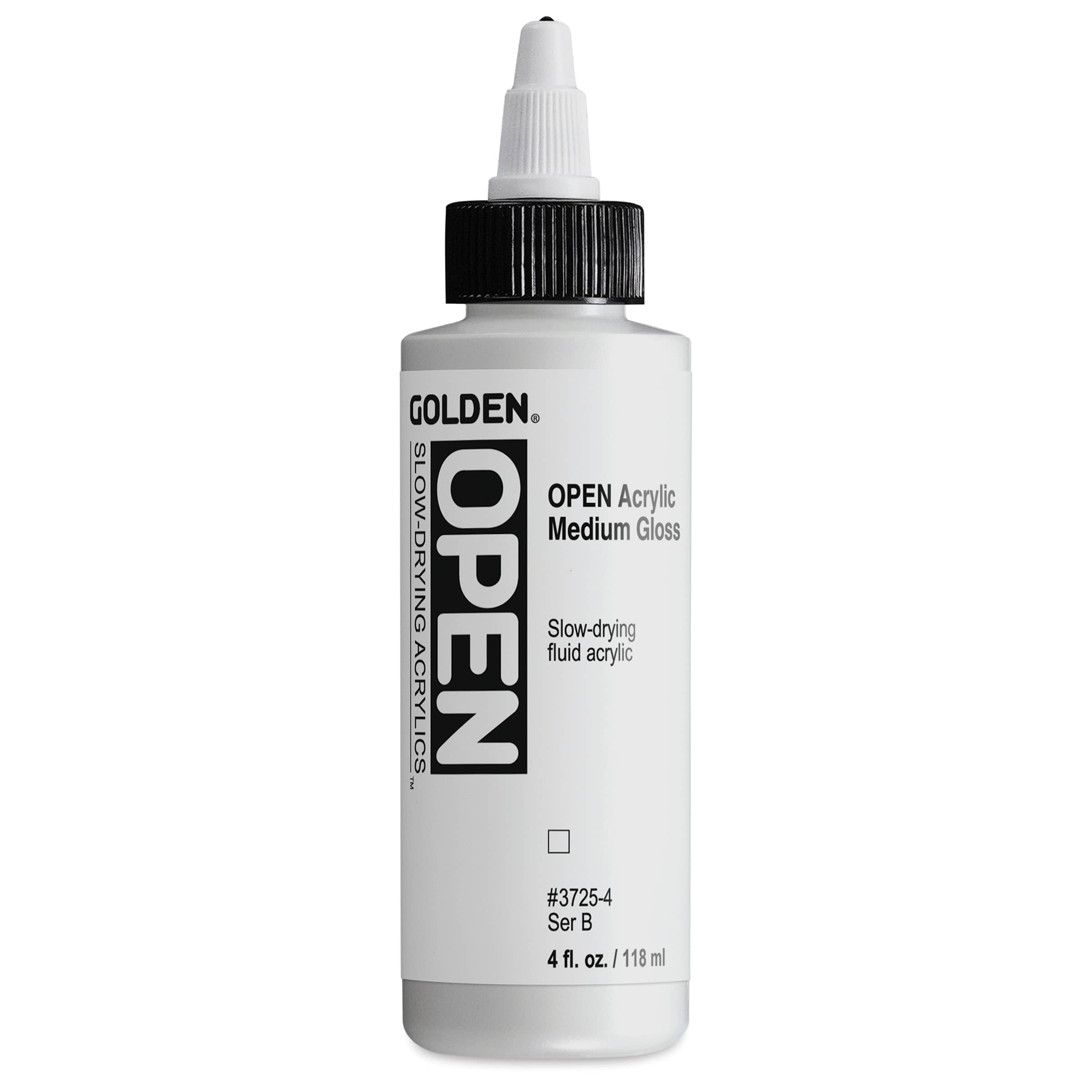 Golden Open Acrylic Medium - Gloss, 4 oz bottle