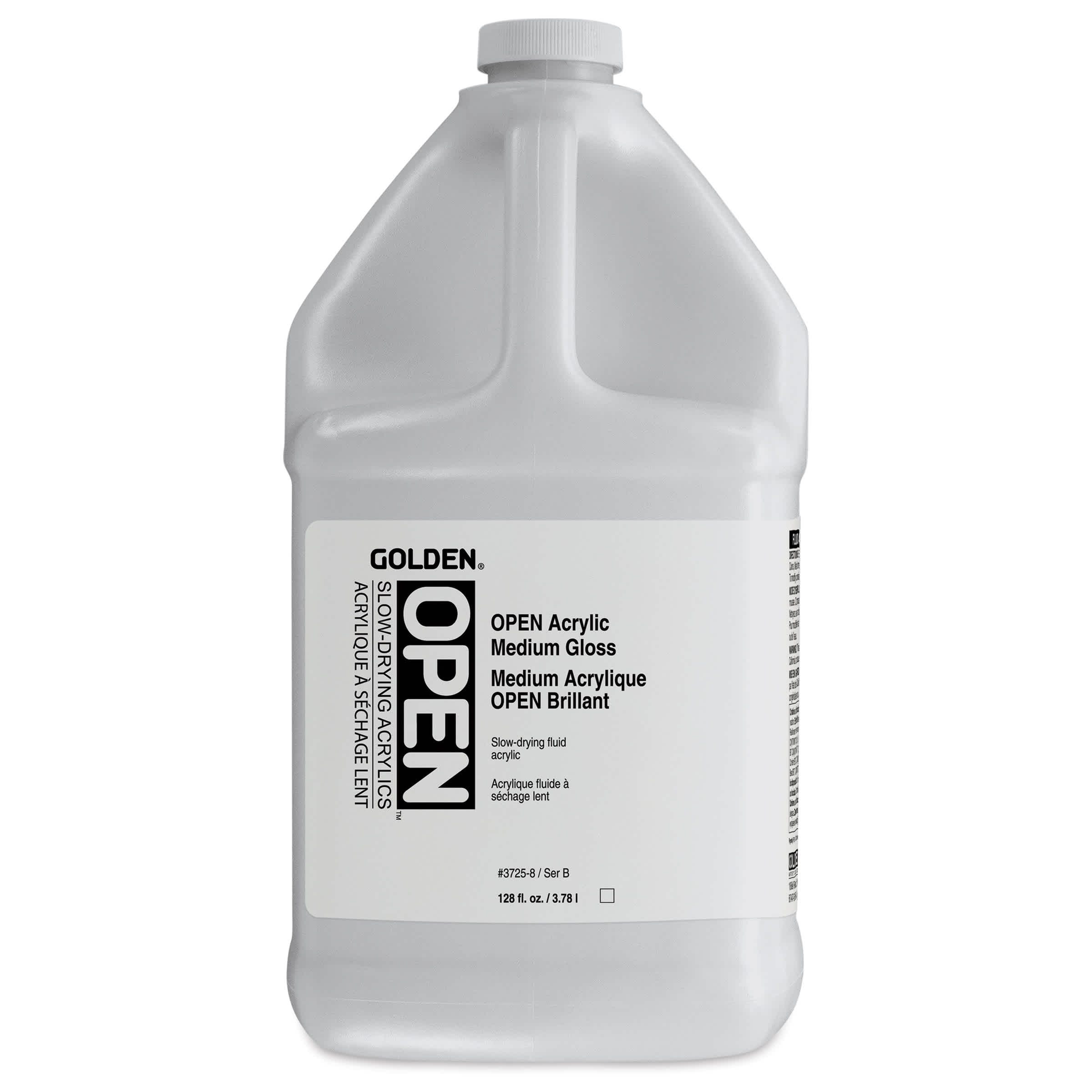 Golden Open Acrylic Medium - Gloss, 128 oz jar