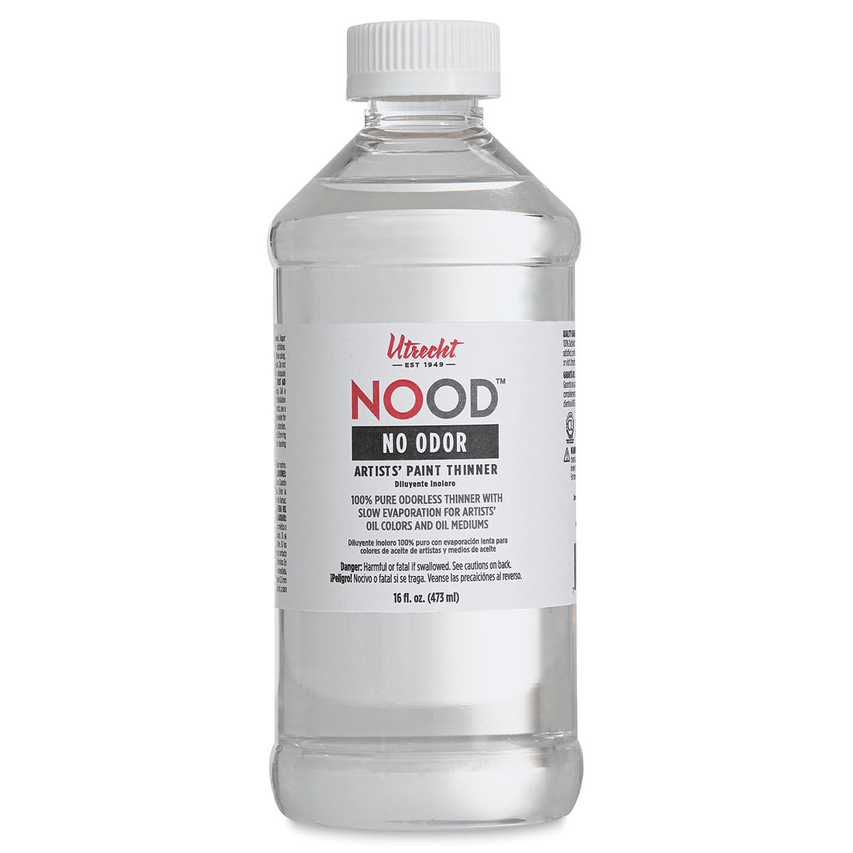 Utrecht NOOD Odorless Paint Thinner - 473 ml, Bottle
