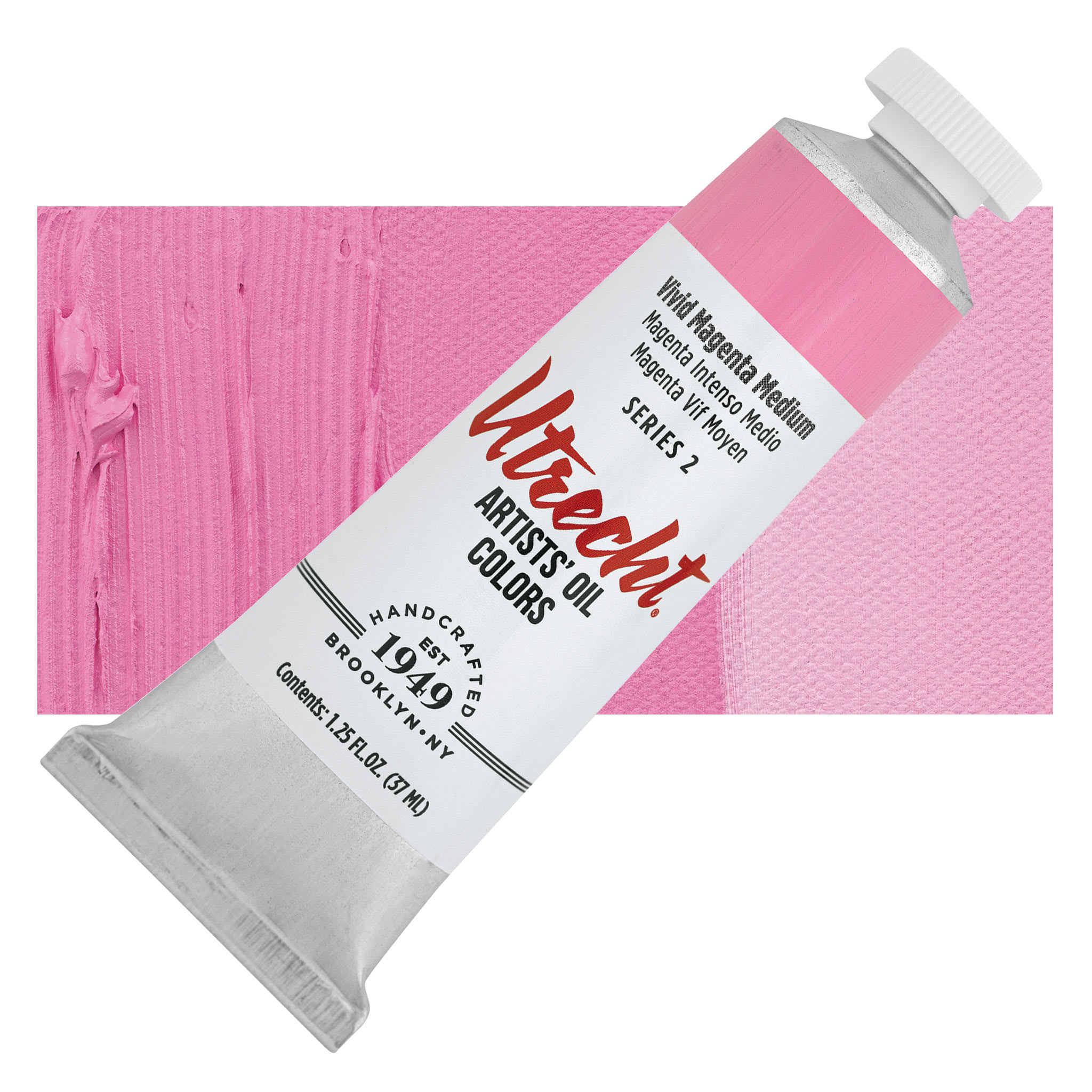 Utrecht Artists' Oil Paint - Vivid Magenta, 37 ml, Tube