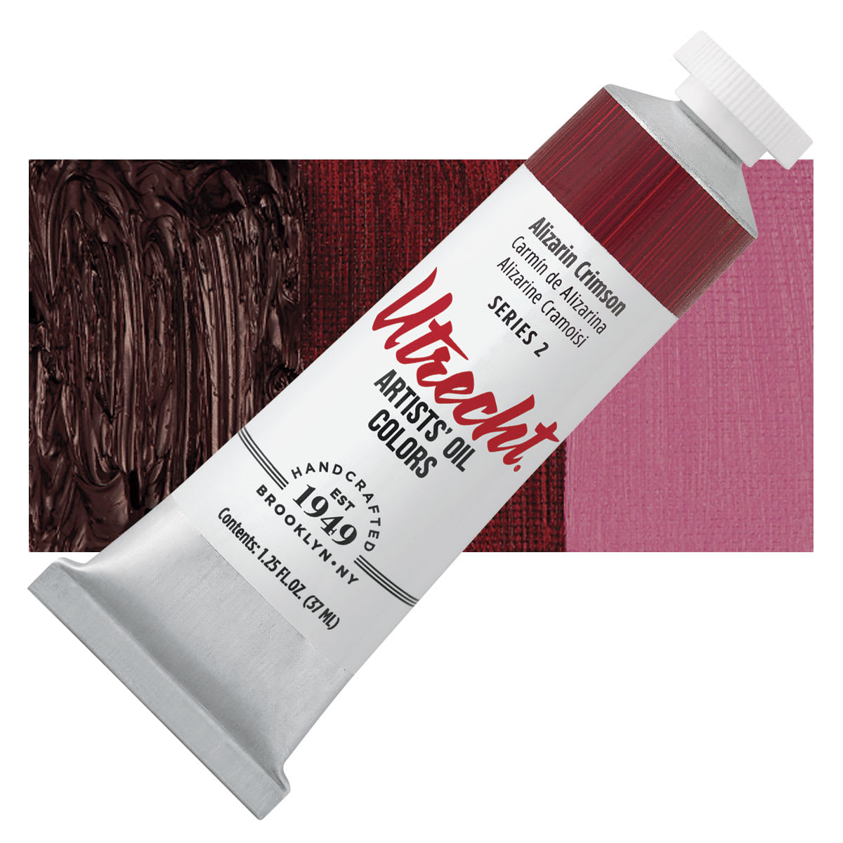 Utrecht Artists' Oil Paint - Alizarin Crimson, 37 ml tube