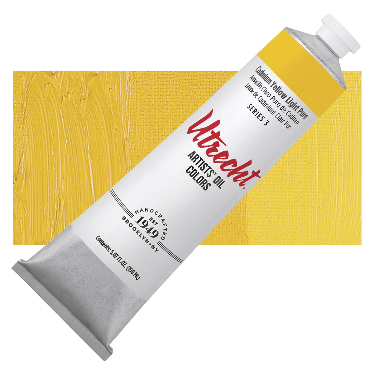 Utrecht Artists' Oil Paint - Cadmium Yellow Light, 150 ml tube