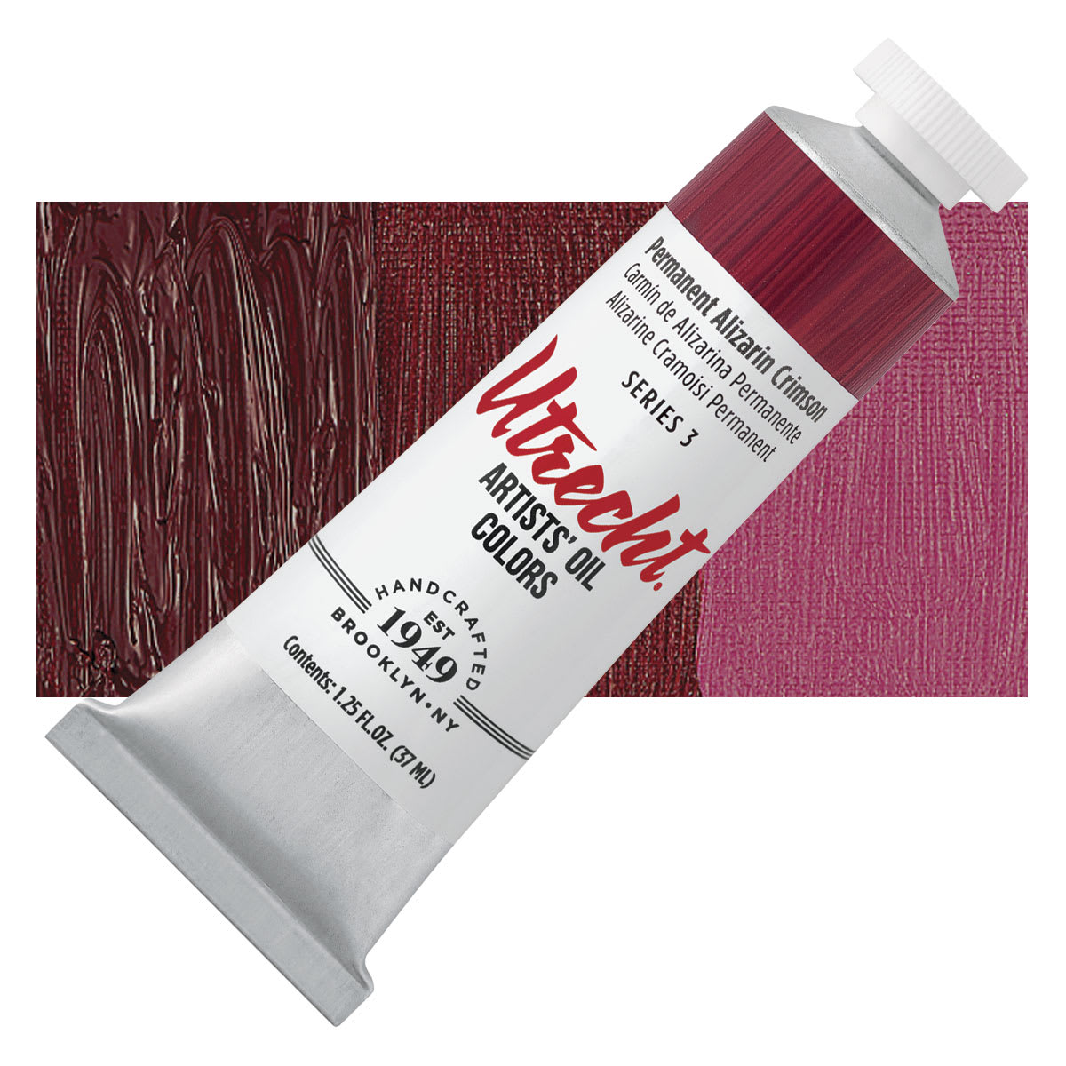 Utrecht Artists' Oil Paint - Permanent Alizarin Crimson, 37 ml tube