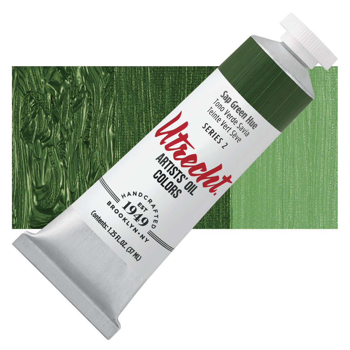 Utrecht Artists' Oil Paint - Sap Green Hue, 37 ml tube