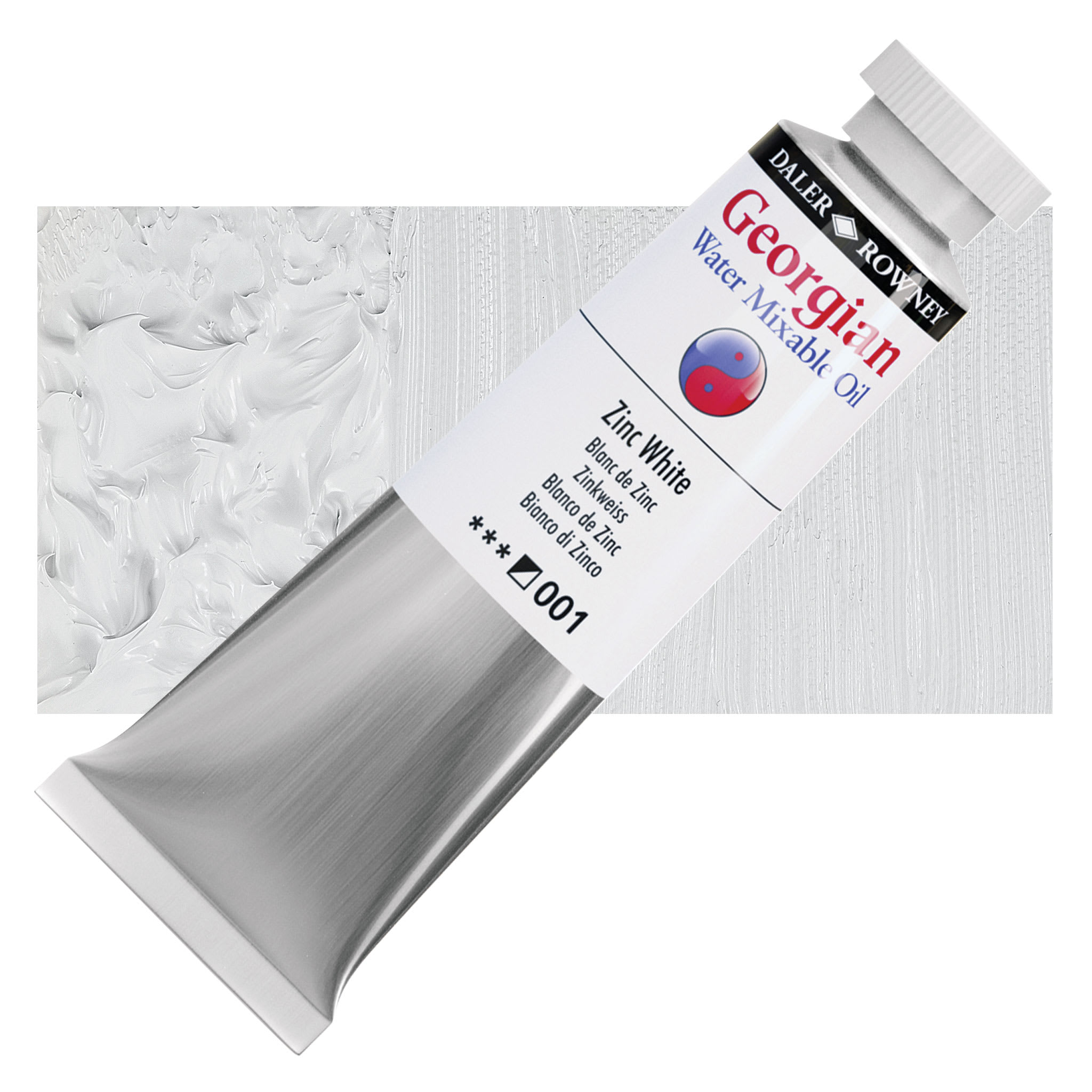 Georgian Water Mixable Oil - Zinc White, 37 ml