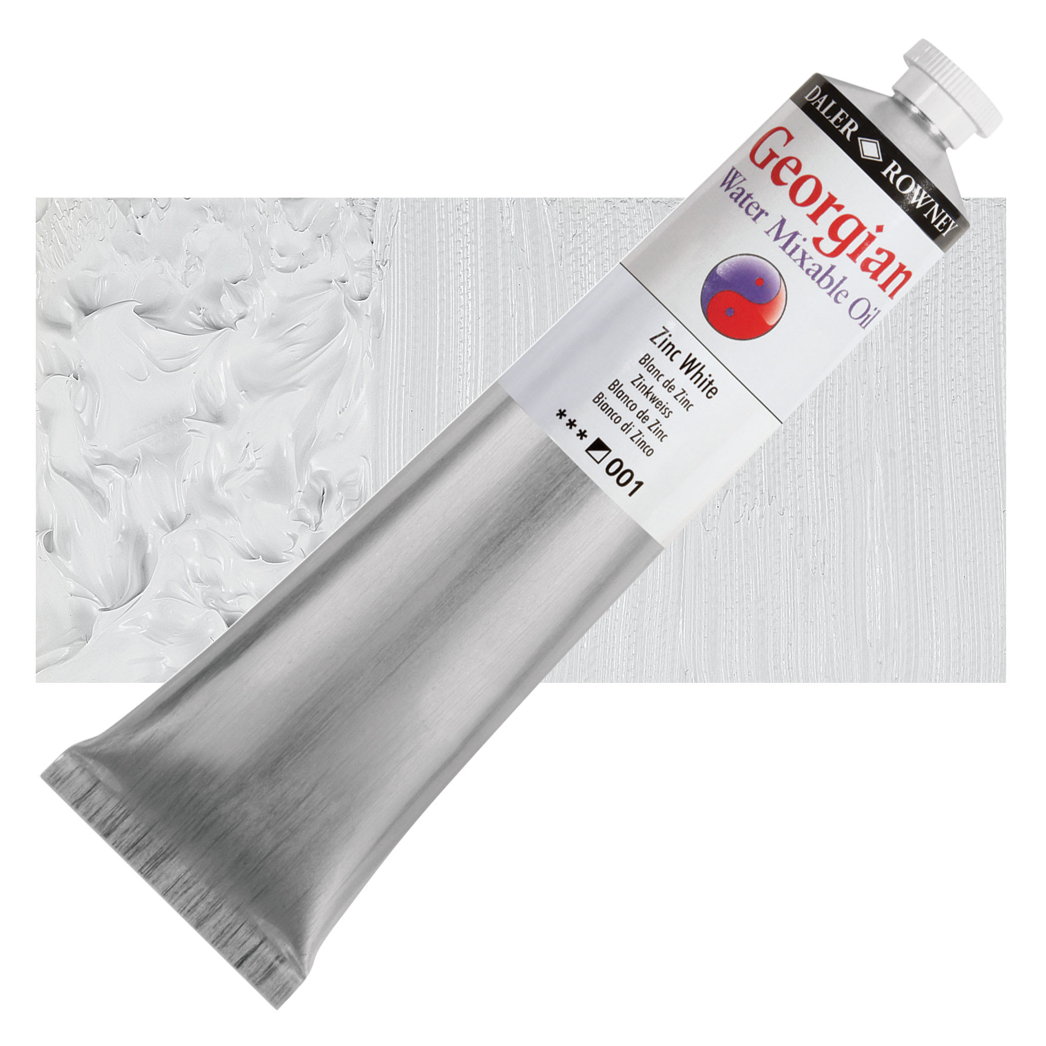 Georgian Water Mixable Oil - Zinc White, 200 ml