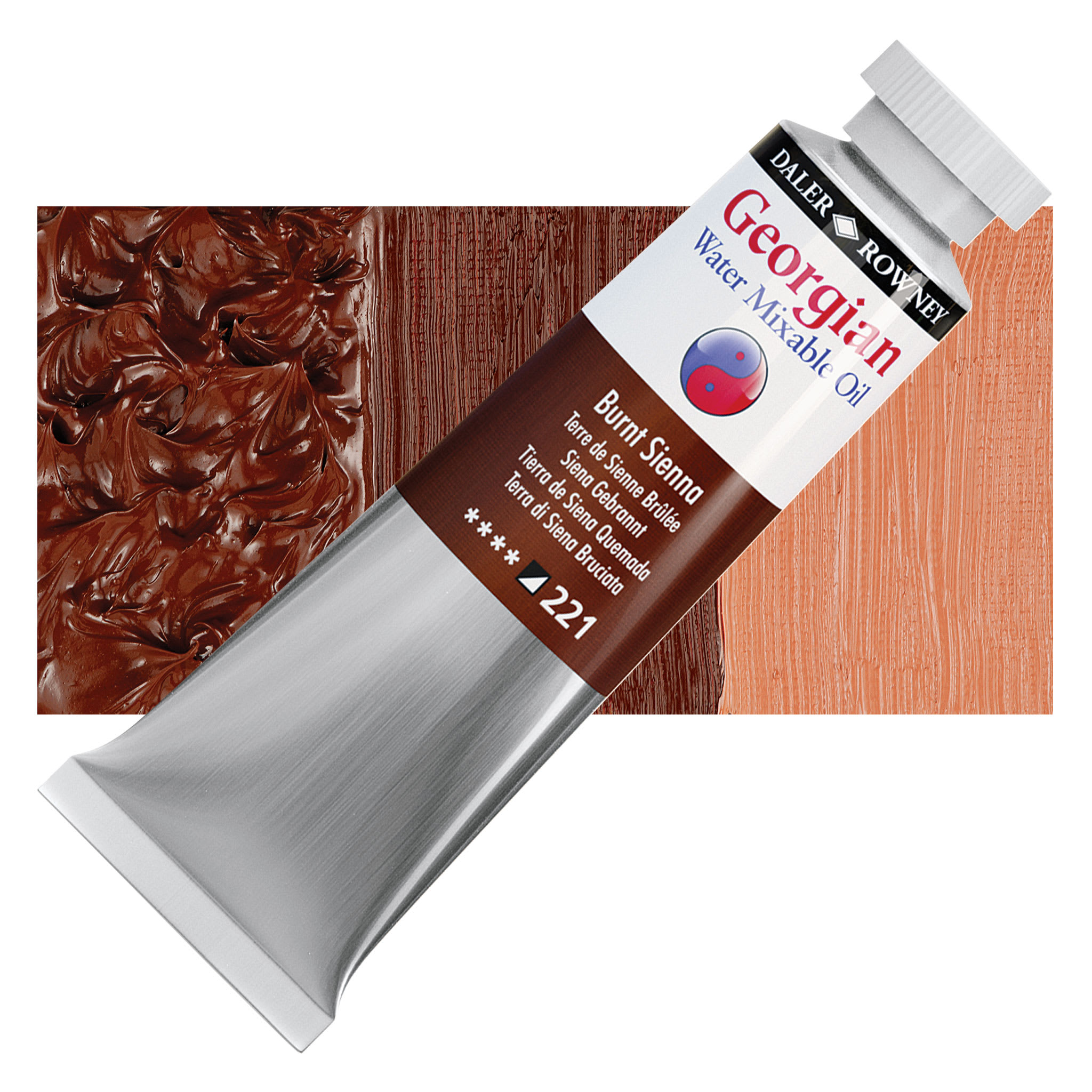 Georgian Water Mixable Oil - Burnt Sienna, 37 ml