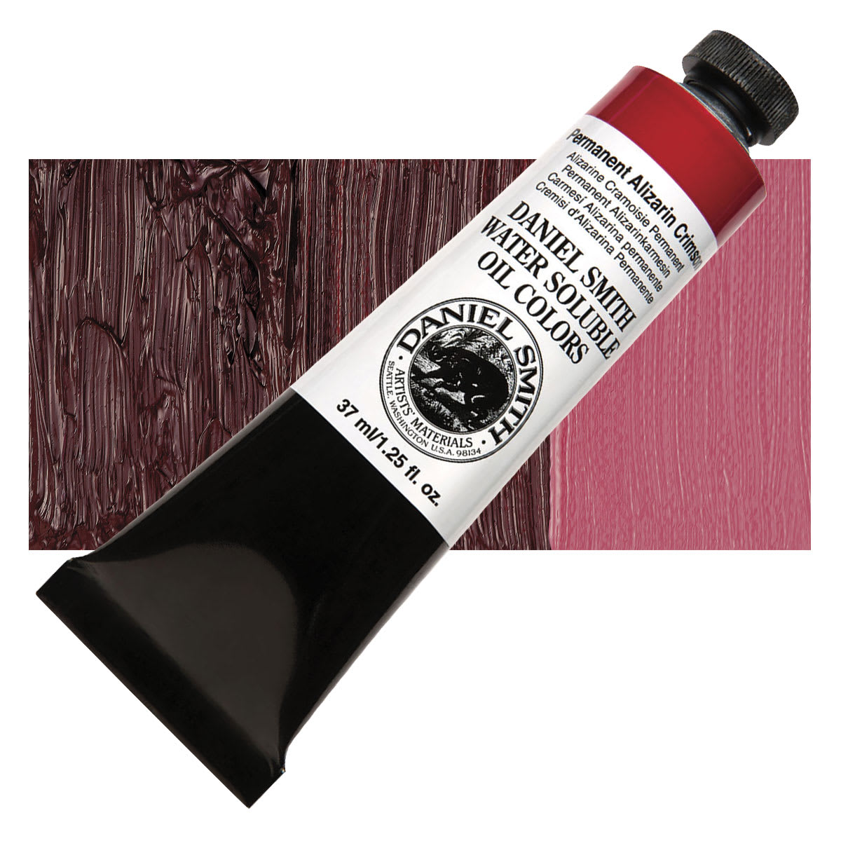 Daniel Smith Water-Soluble Oil - Permanent Alizarin Crimson, 37 ml Tube